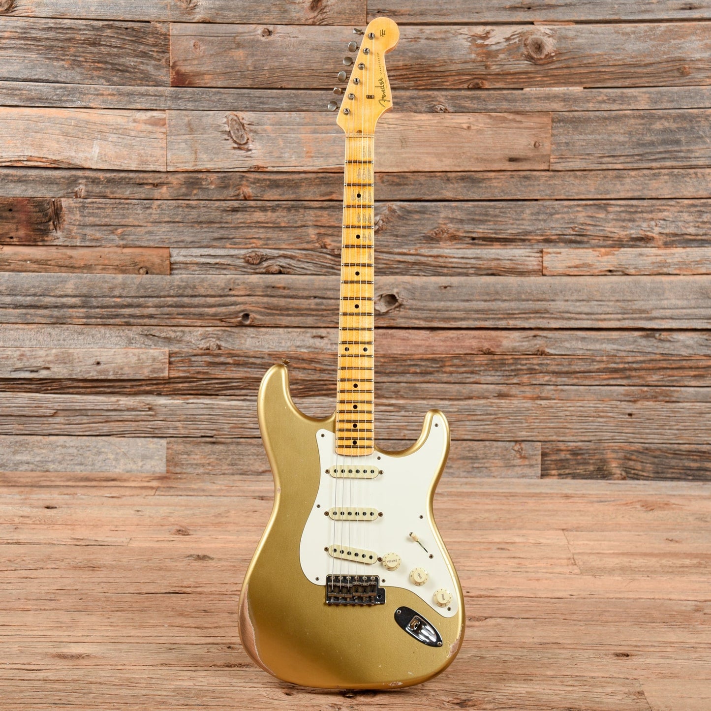 Fender '57 Stratocaster Relic HLE Gold 2021 Electric Guitars / Solid Body