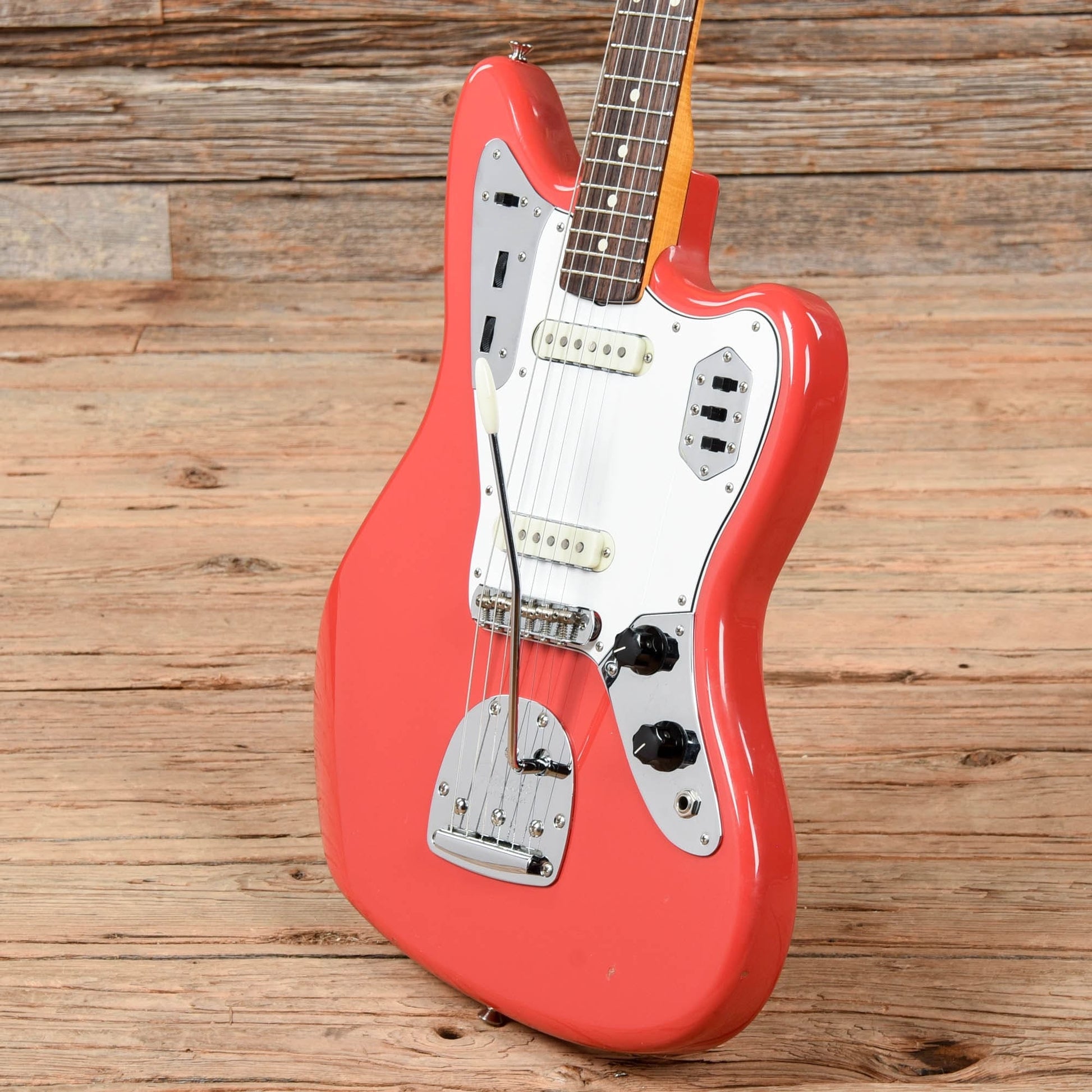 Fender 60s Jaguar Lacquer Fiesta Red 2015 Electric Guitars / Solid Body