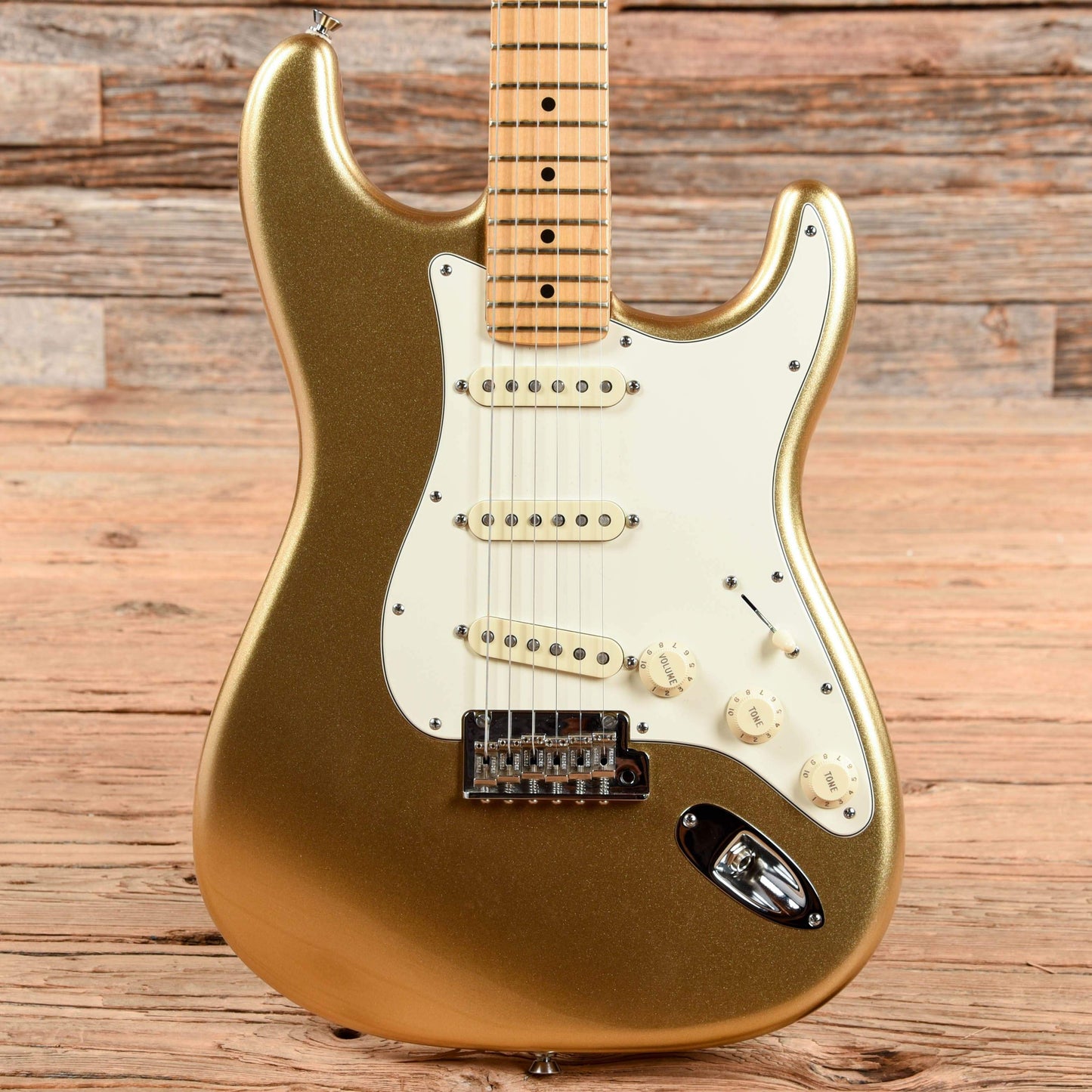 Fender 60th Anniversary American Standard Stratocaster Aztec Gold 2016 Electric Guitars / Solid Body