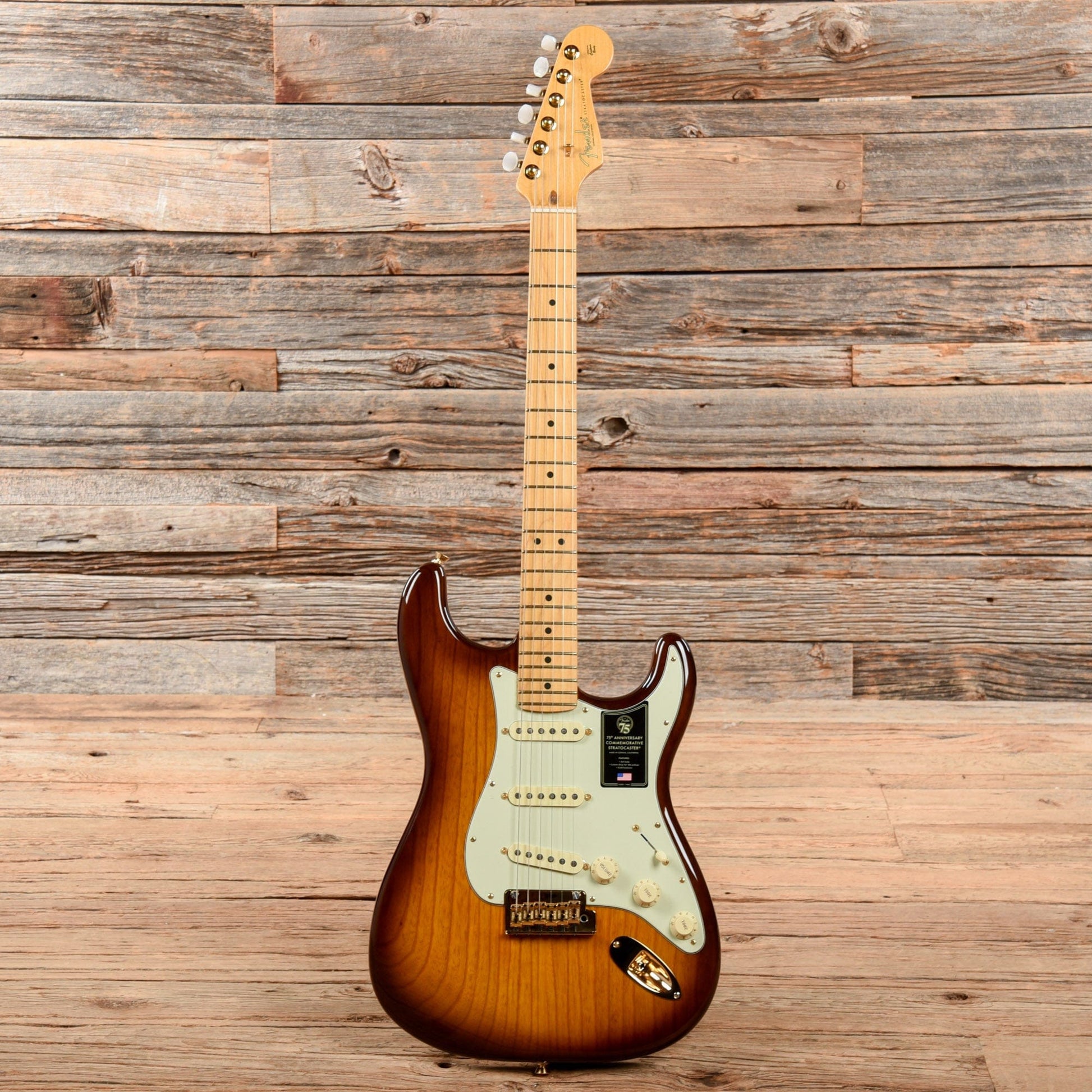 Fender 75th Anniversary Commemorative Stratocaster Bourbon Burst 2021 Electric Guitars / Solid Body