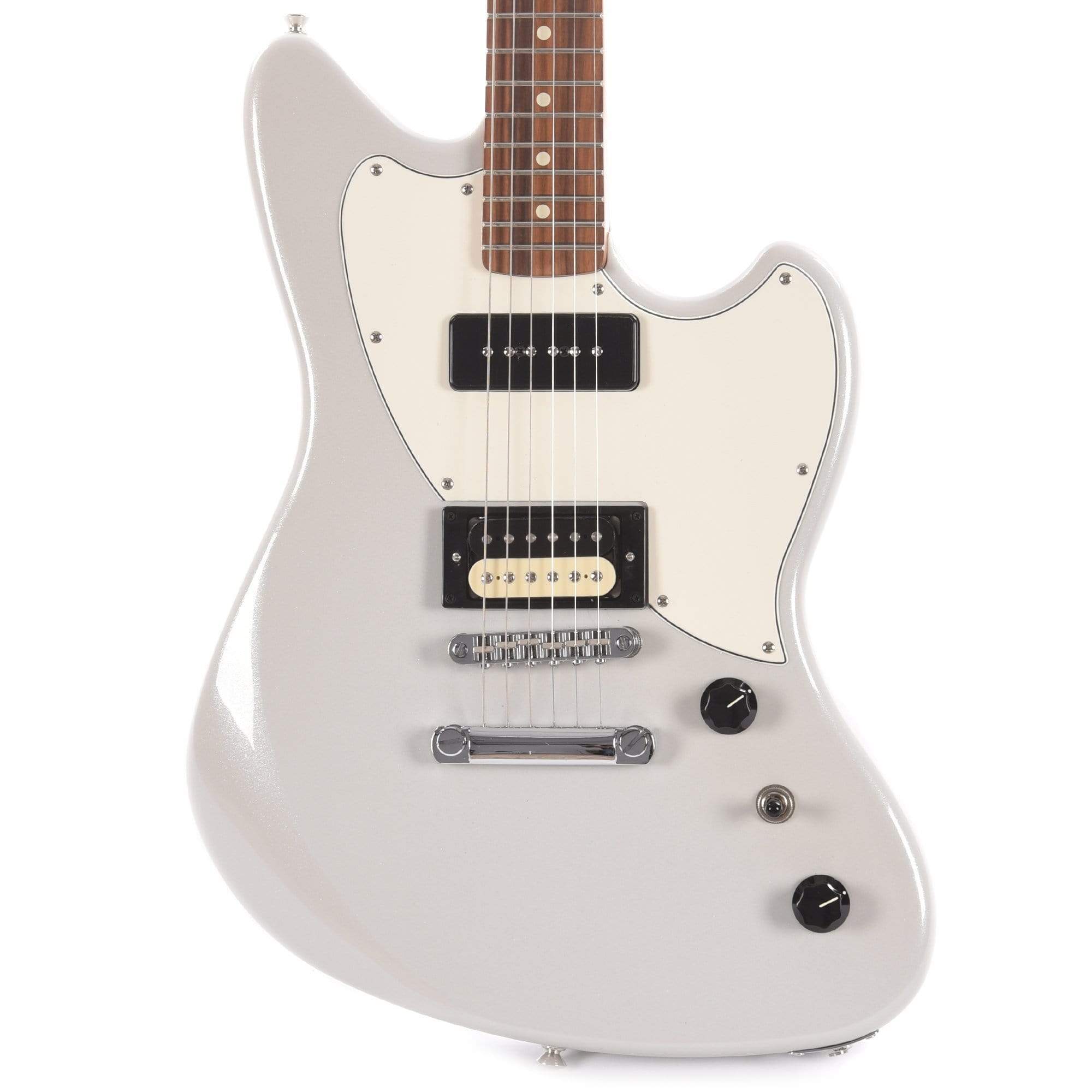 Fender Alternate Reality Powercaster White Opal – Chicago Music 