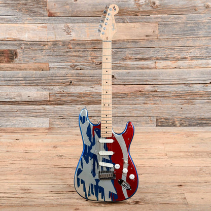 Fender Aluminum Stratocaster Plus Stars And Stripes 1995 Electric Guitars / Solid Body