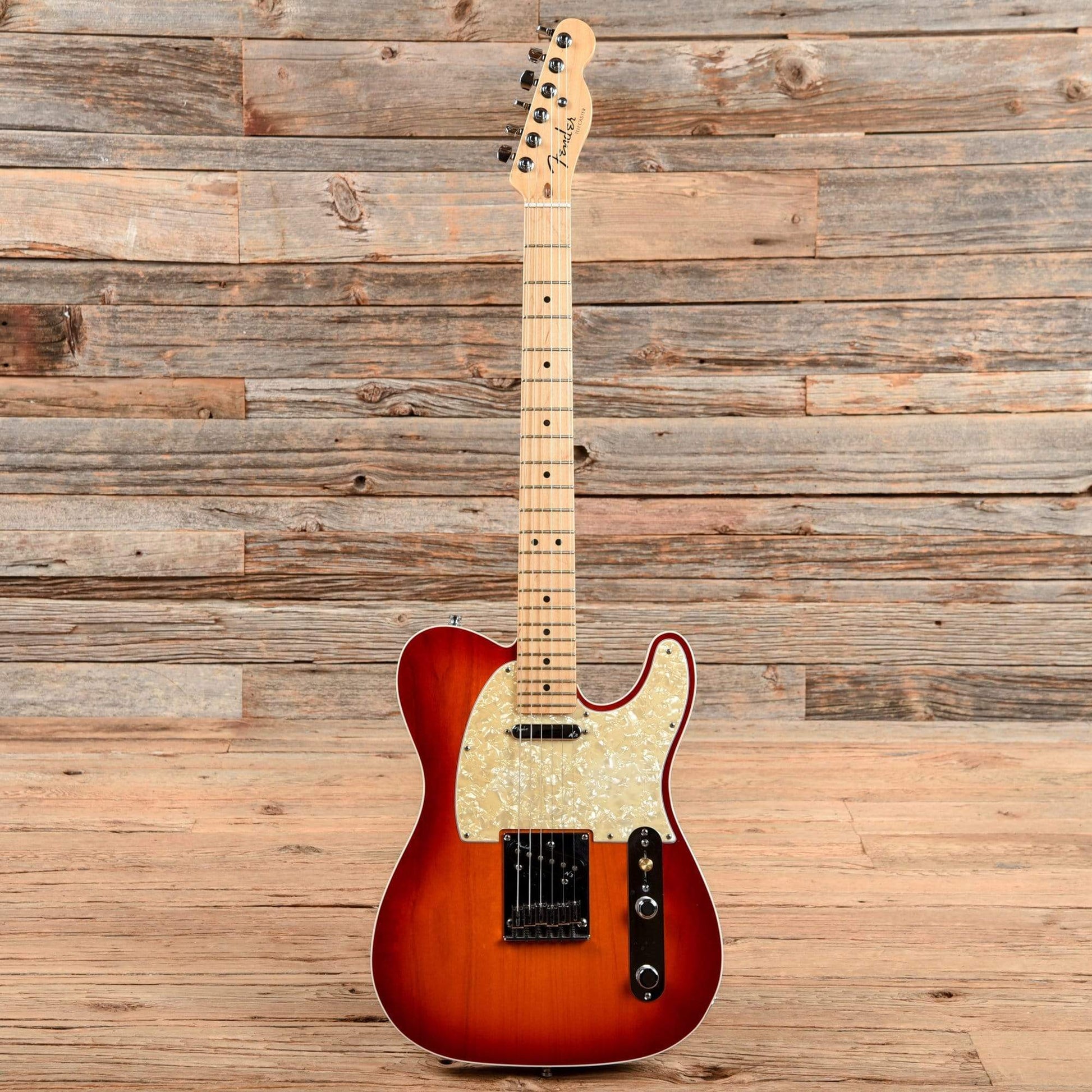 Fender American Deluxe Telecaster Aged Cherry Burst 2012 Electric Guitars / Solid Body