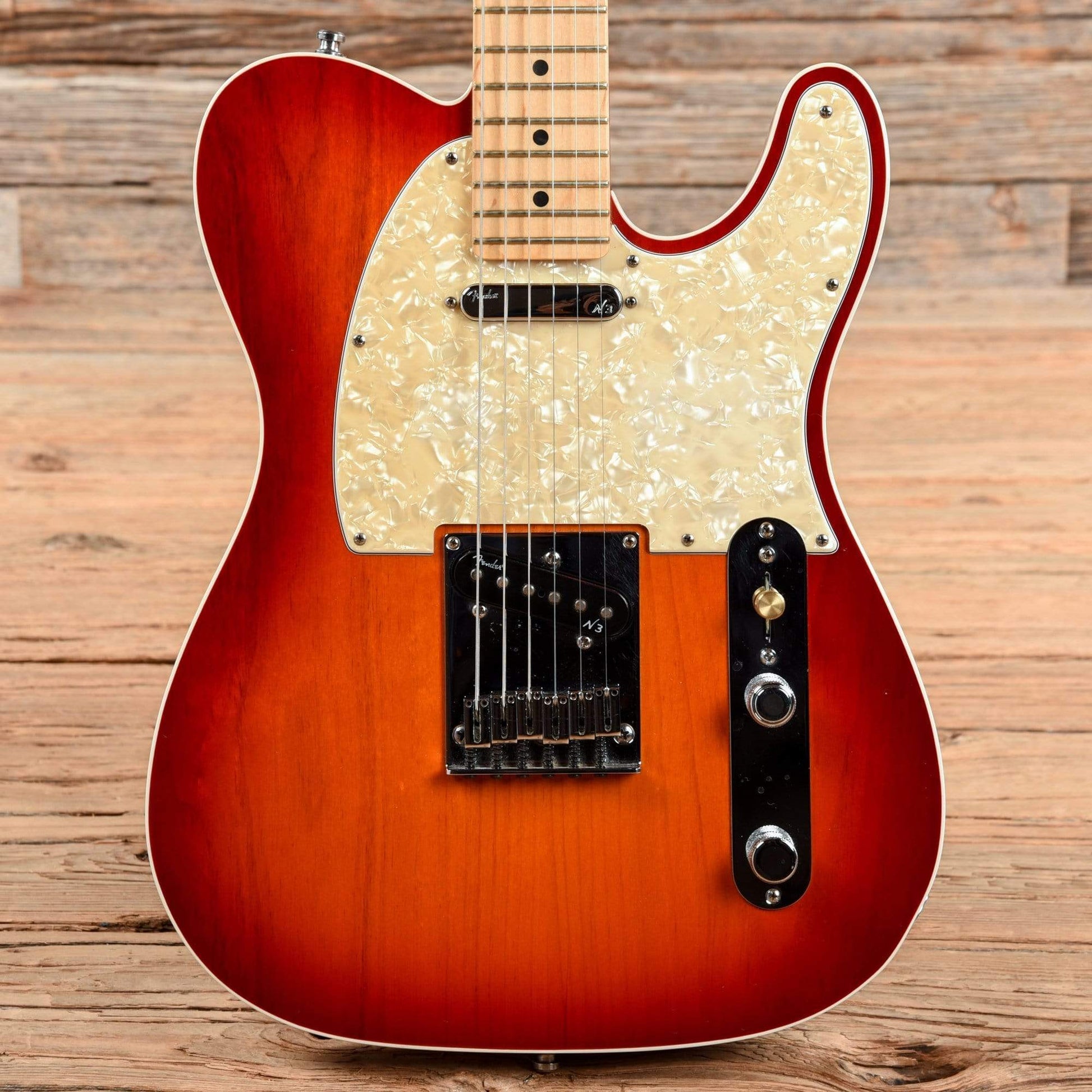 Fender American Deluxe Telecaster Aged Cherry Burst 2012 Electric Guitars / Solid Body