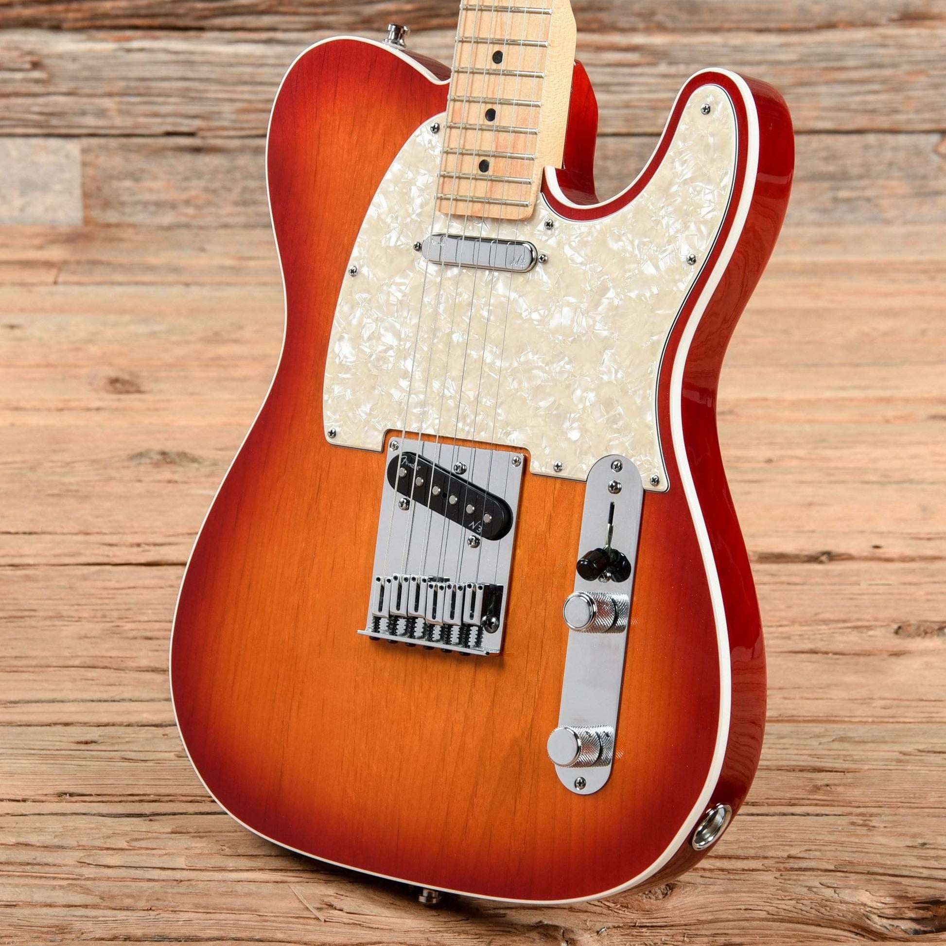 Fender American Deluxe Telecaster Aged Cherry Burst 2013 Electric Guitars / Solid Body