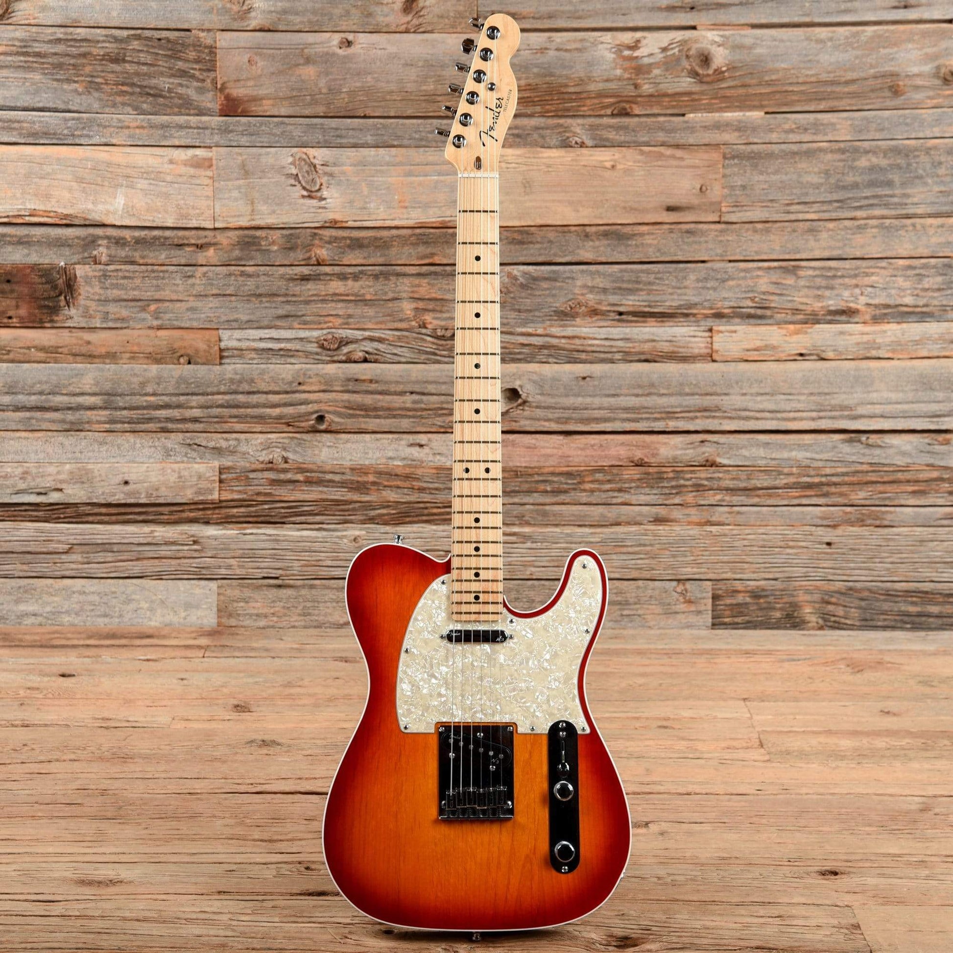 Fender American Deluxe Telecaster Aged Cherry Burst 2013 Electric Guitars / Solid Body