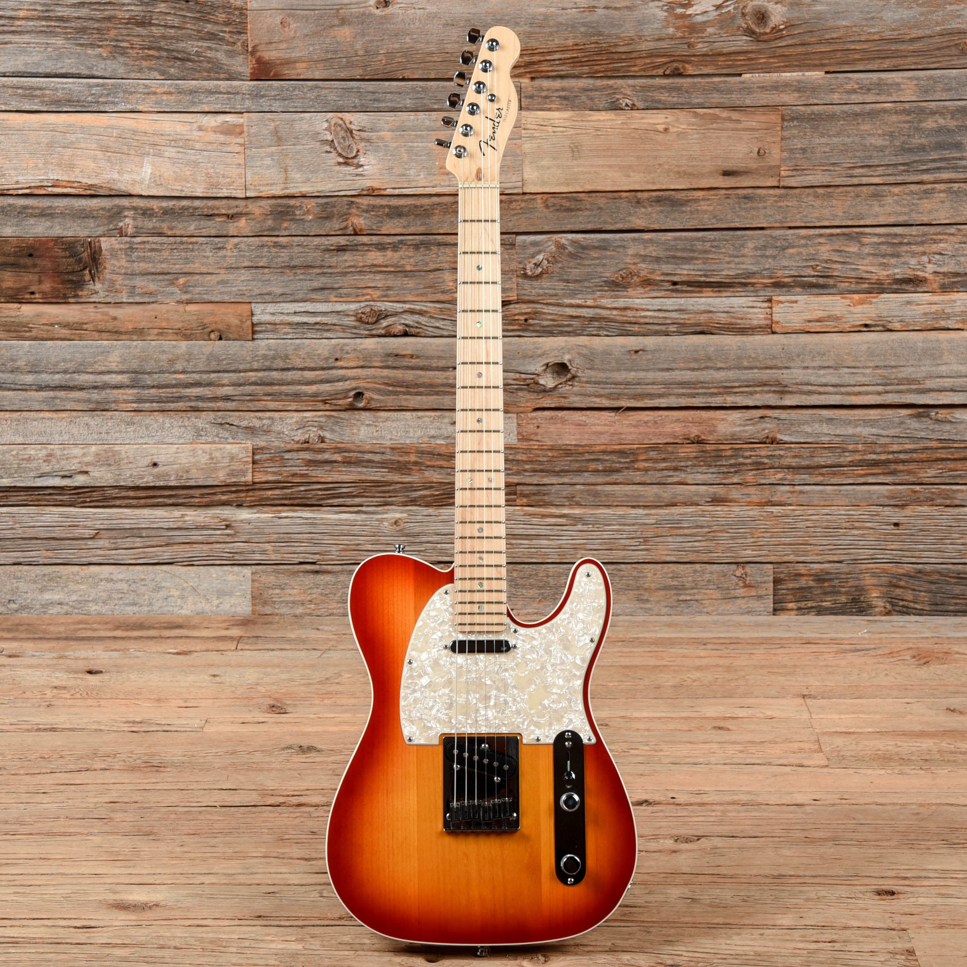 Fender American Deluxe Telecaster Cherry Sunburst 2009 – Chicago Music  Exchange