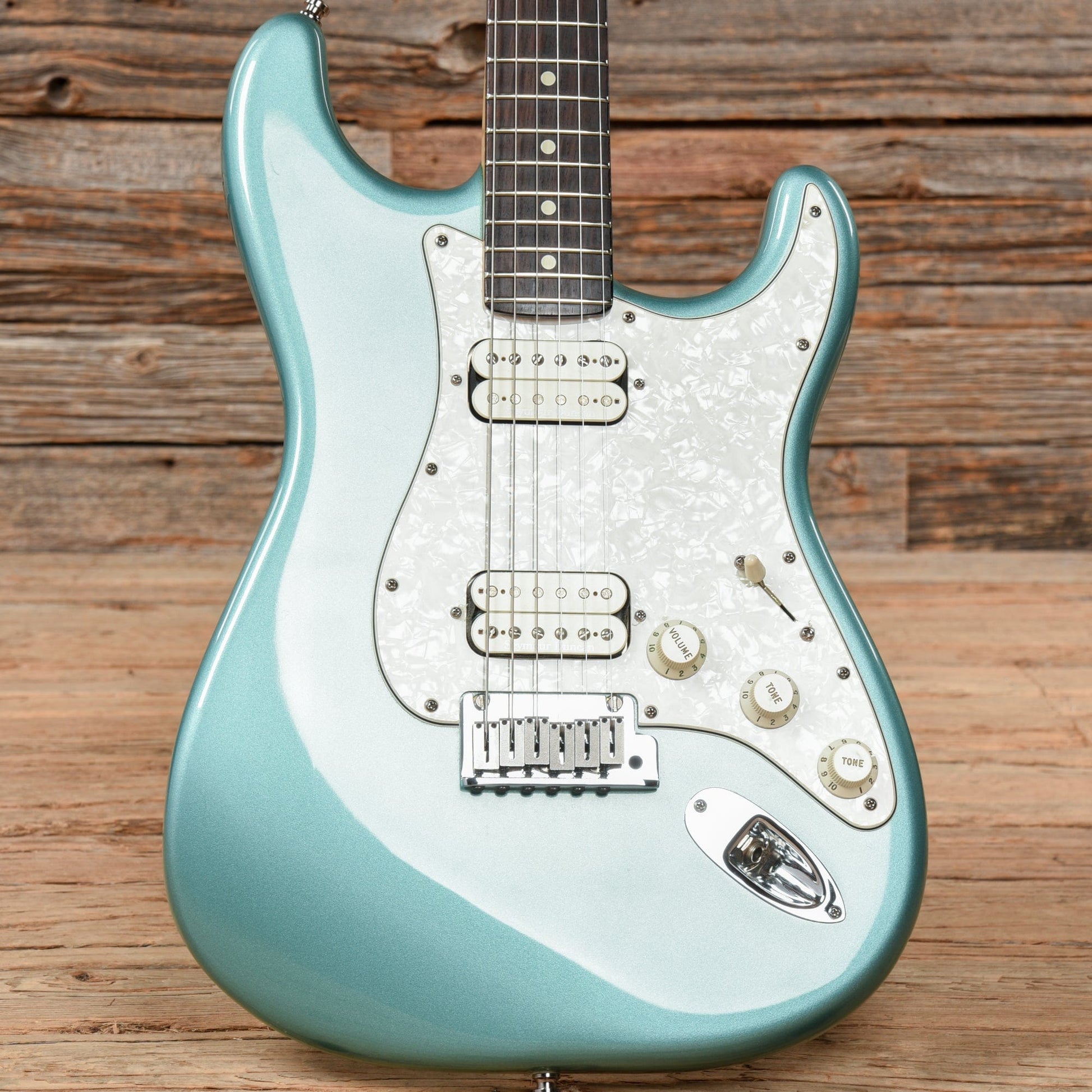 Fender American Double Fat Stratocaster Teal Green 2001 Electric Guitars / Solid Body