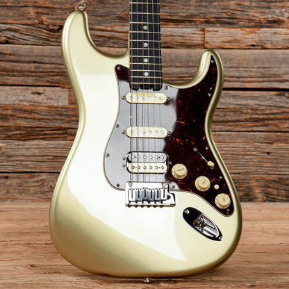 Fender American Elite Stratocaster HSS Champagne Electric Guitars / Solid Body