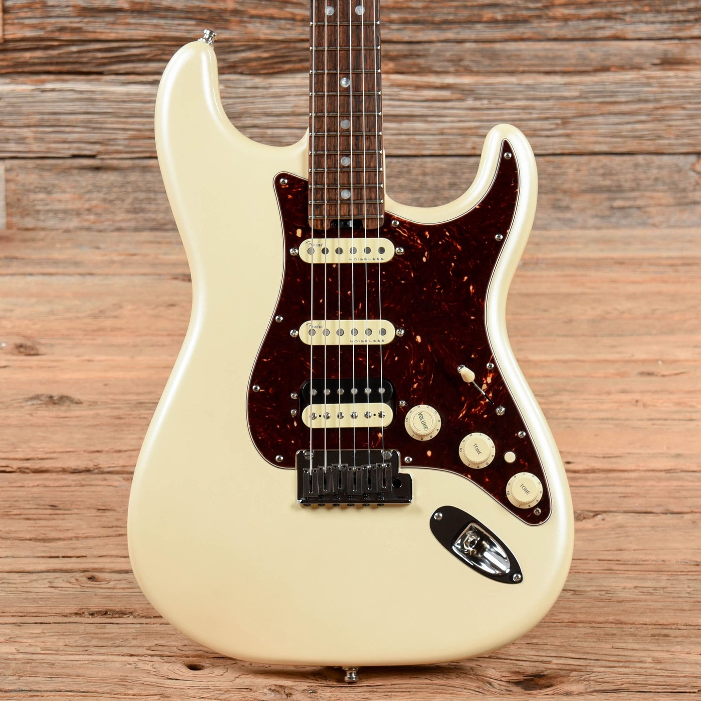 Fender American Elite Stratocaster Olympic Pearl 2016 Electric Guitars / Solid Body