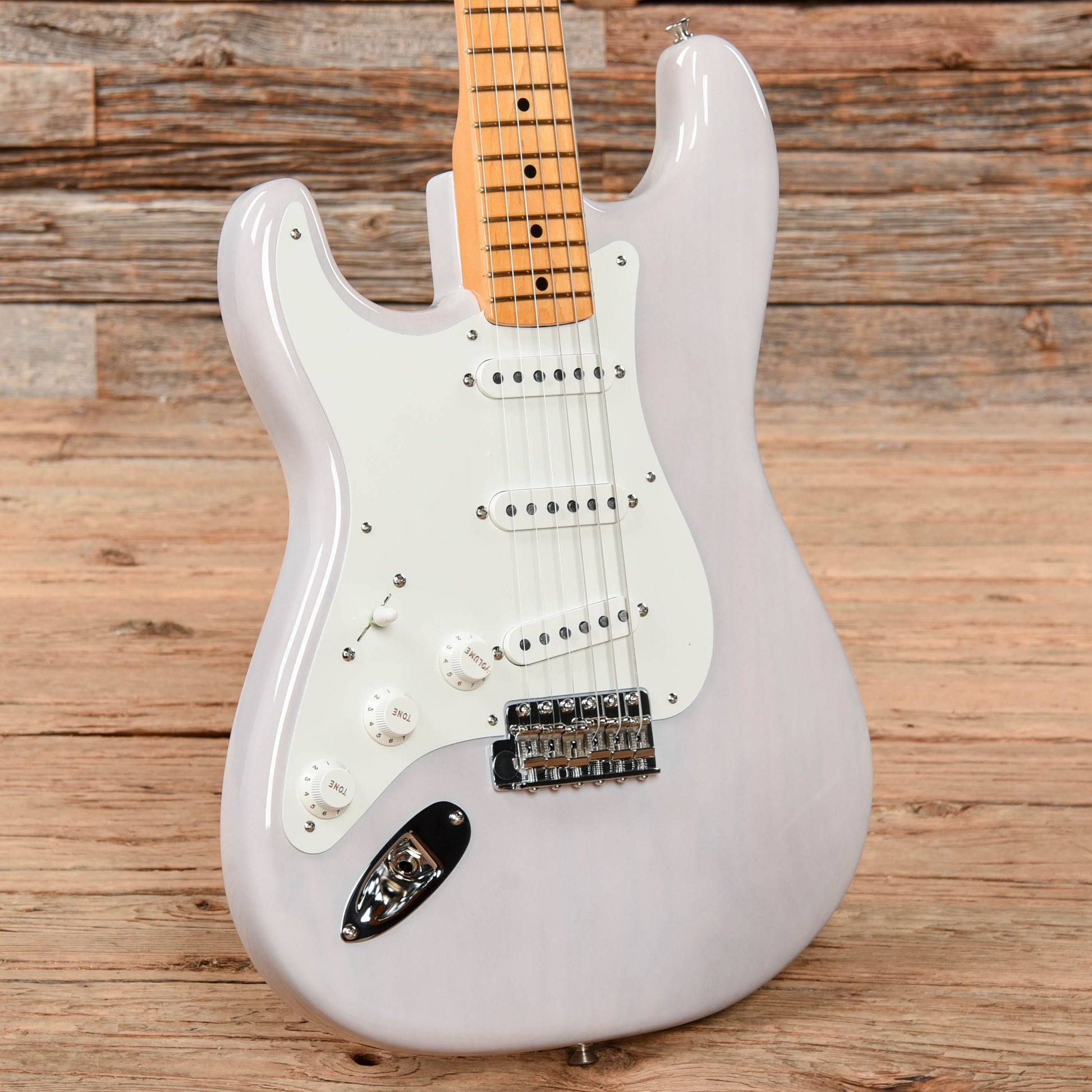 Fender American Original '50s Stratocaster White Blonde 2021 LEFTY Electric Guitars / Solid Body