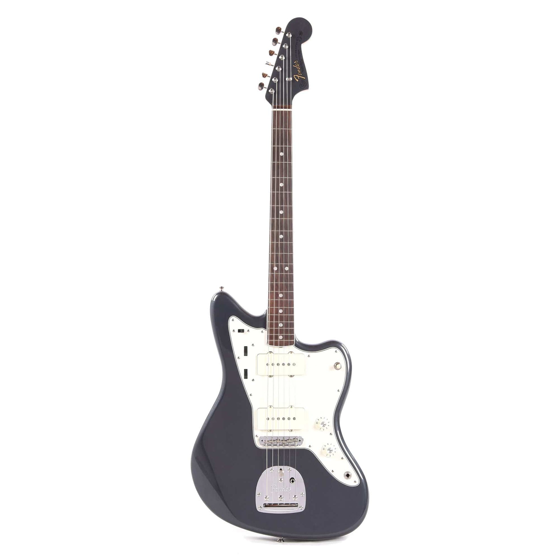 Fender American Original '60s Jazzmaster Charcoal Frost Metallic w/3-Ply Parchment Pickguard Electric Guitars / Solid Body