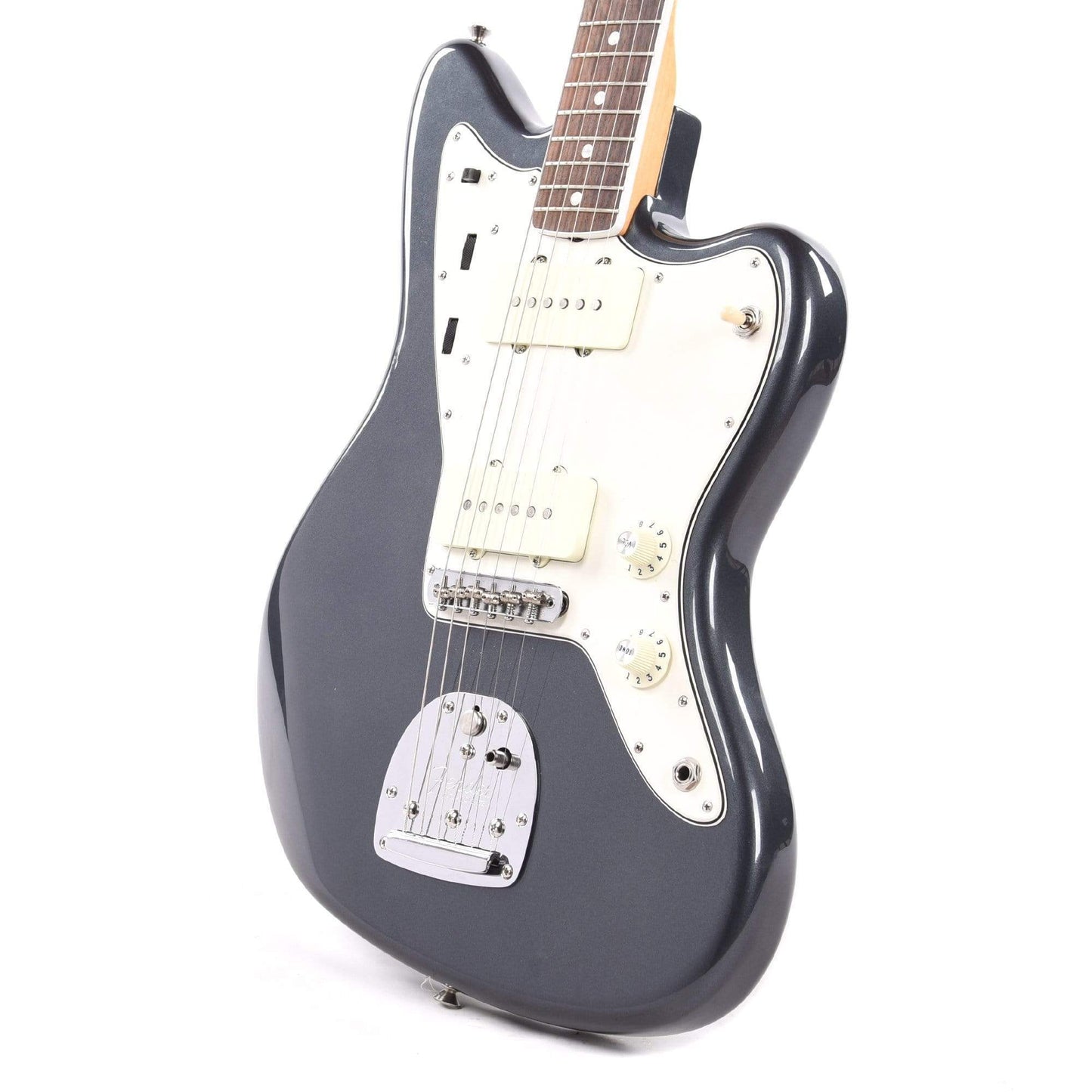 Fender American Original '60s Jazzmaster Charcoal Frost Metallic w/3-Ply Parchment Pickguard Electric Guitars / Solid Body