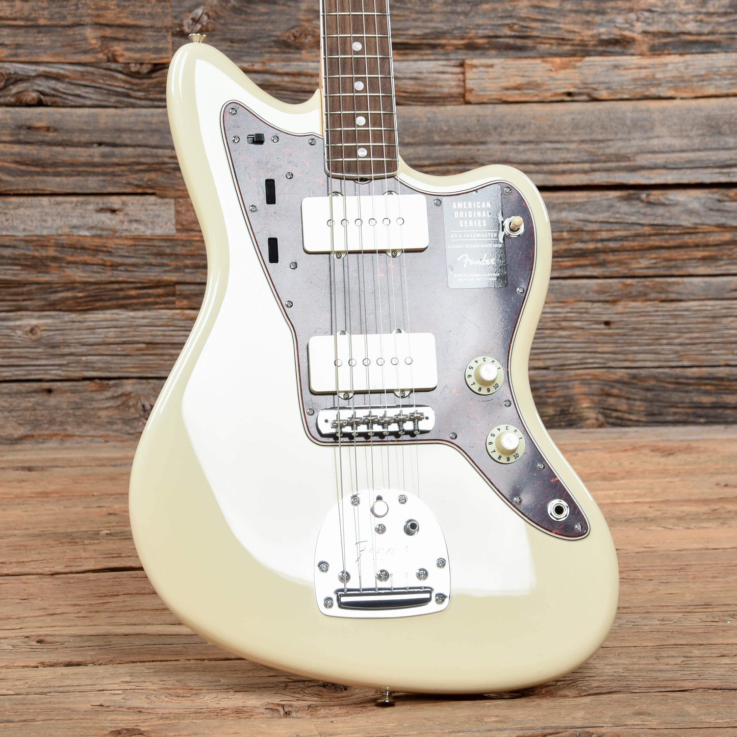 Fender American Original '60s Jazzmaster Olympic 2018 Electric Guitars / Solid Body