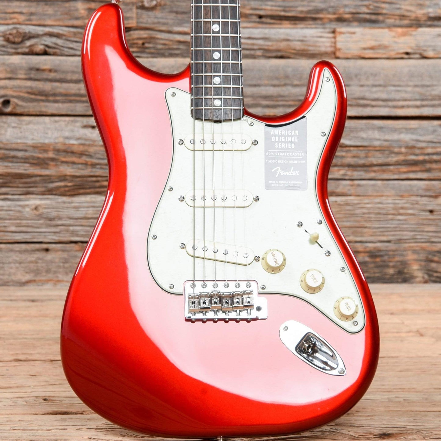 Fender American Original '60s Stratocaster Candy Apple Red 2019 Electric Guitars / Solid Body