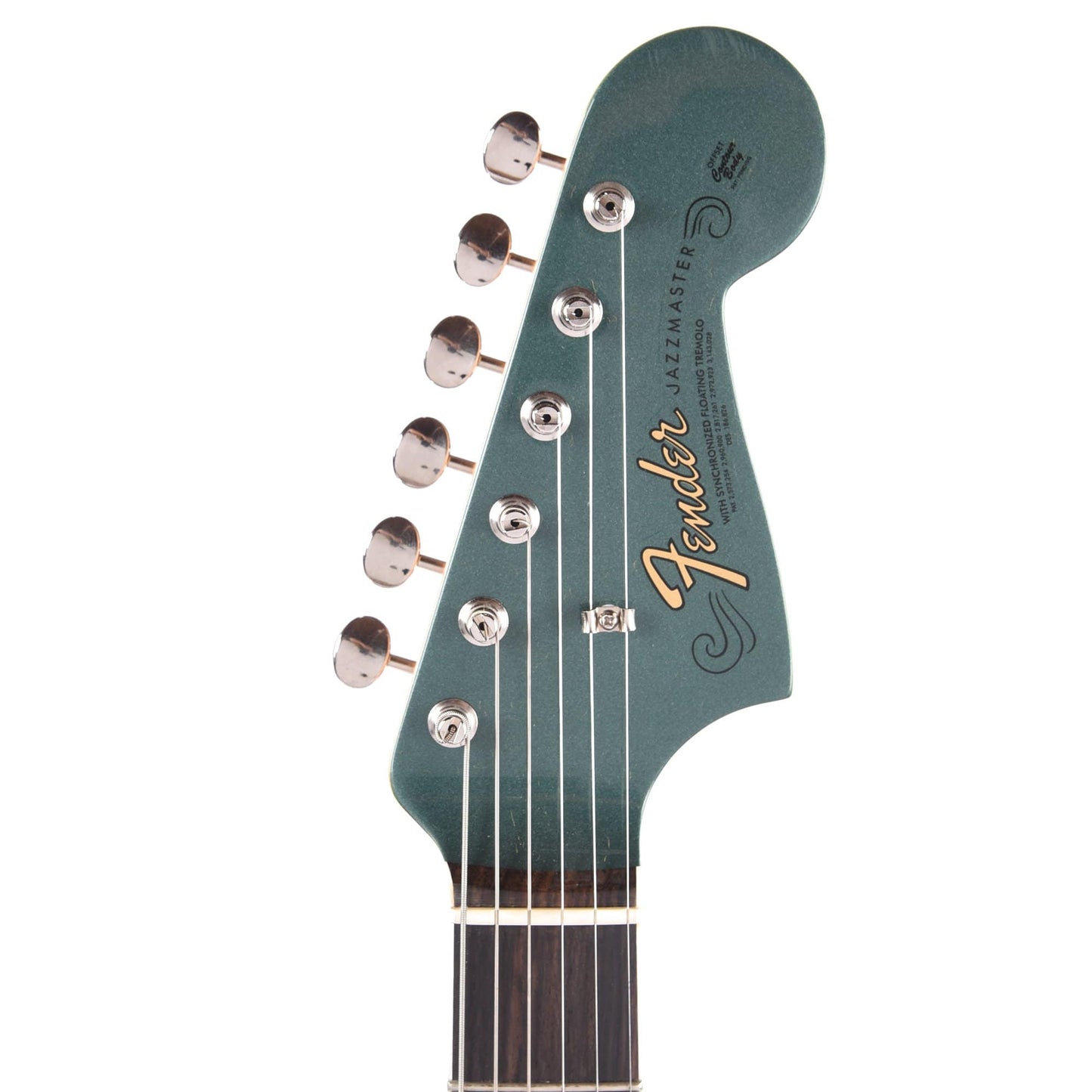 Fender American Original Jazzmaster Sherwood Green Metallic w/Painted Headcap Electric Guitars / Solid Body