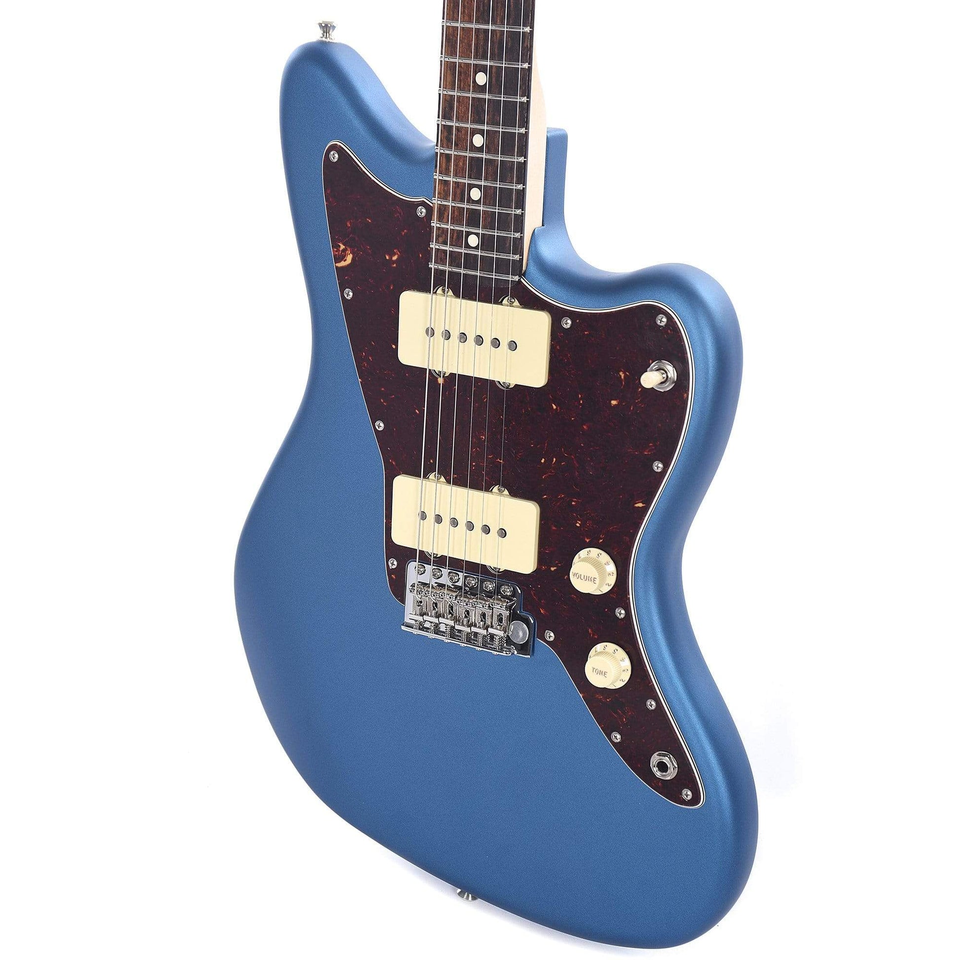 Fender American Performer Jazzmaster Satin Lake Placid Blue Electric Guitars / Solid Body