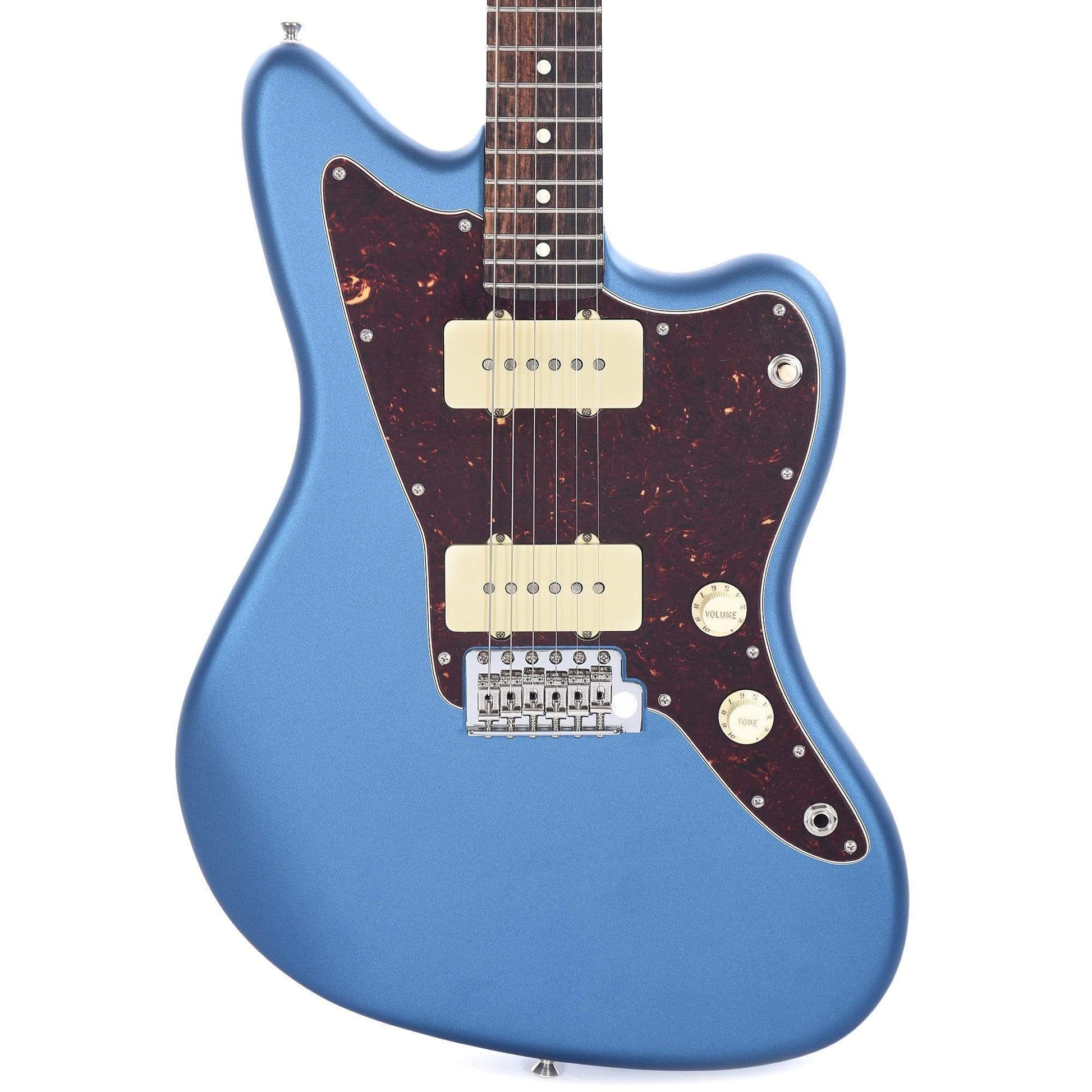 Fender American Performer Jazzmaster Satin Lake Placid Blue Electric Guitars / Solid Body