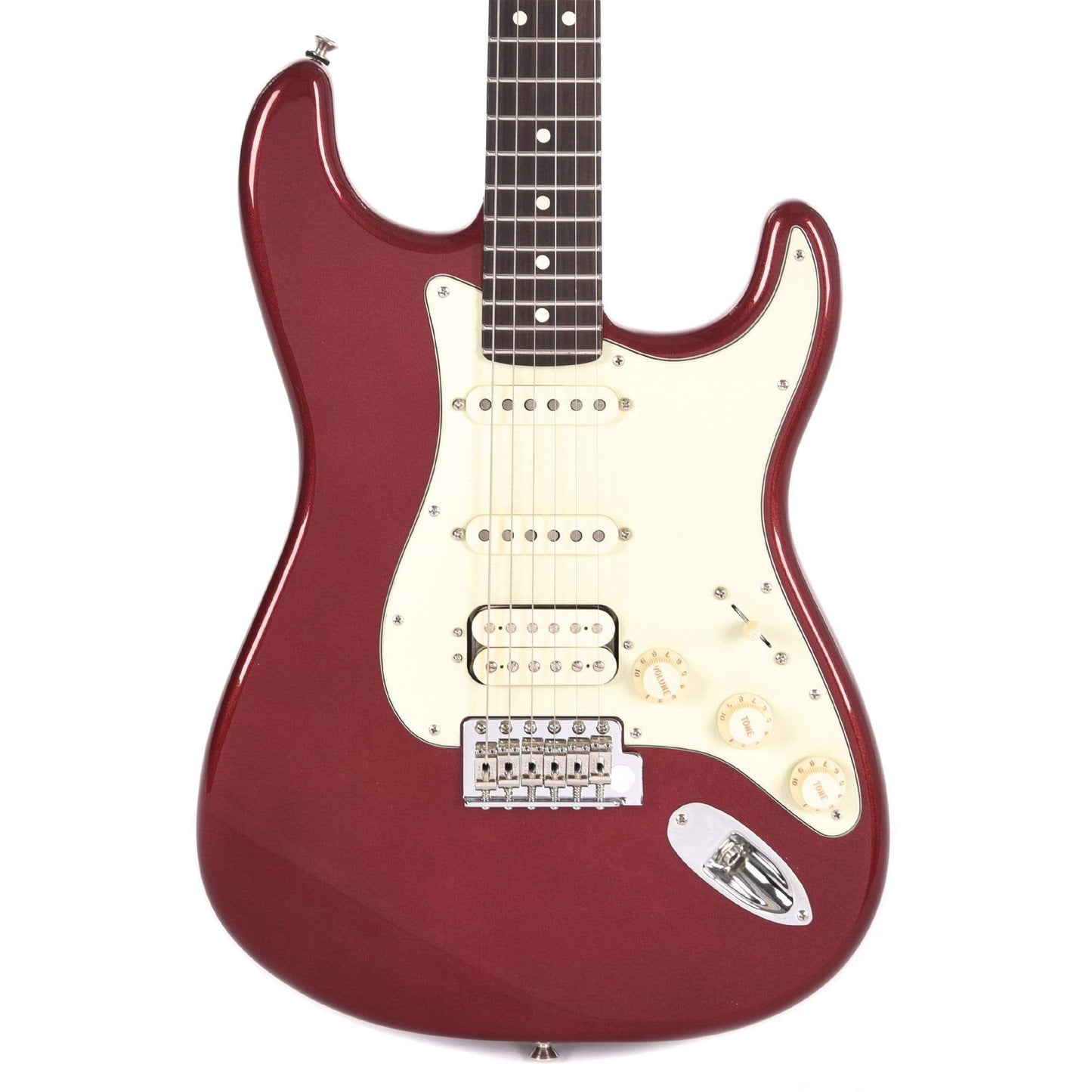 Fender American Performer Stratocaster HSS Aubergine Electric Guitars / Solid Body