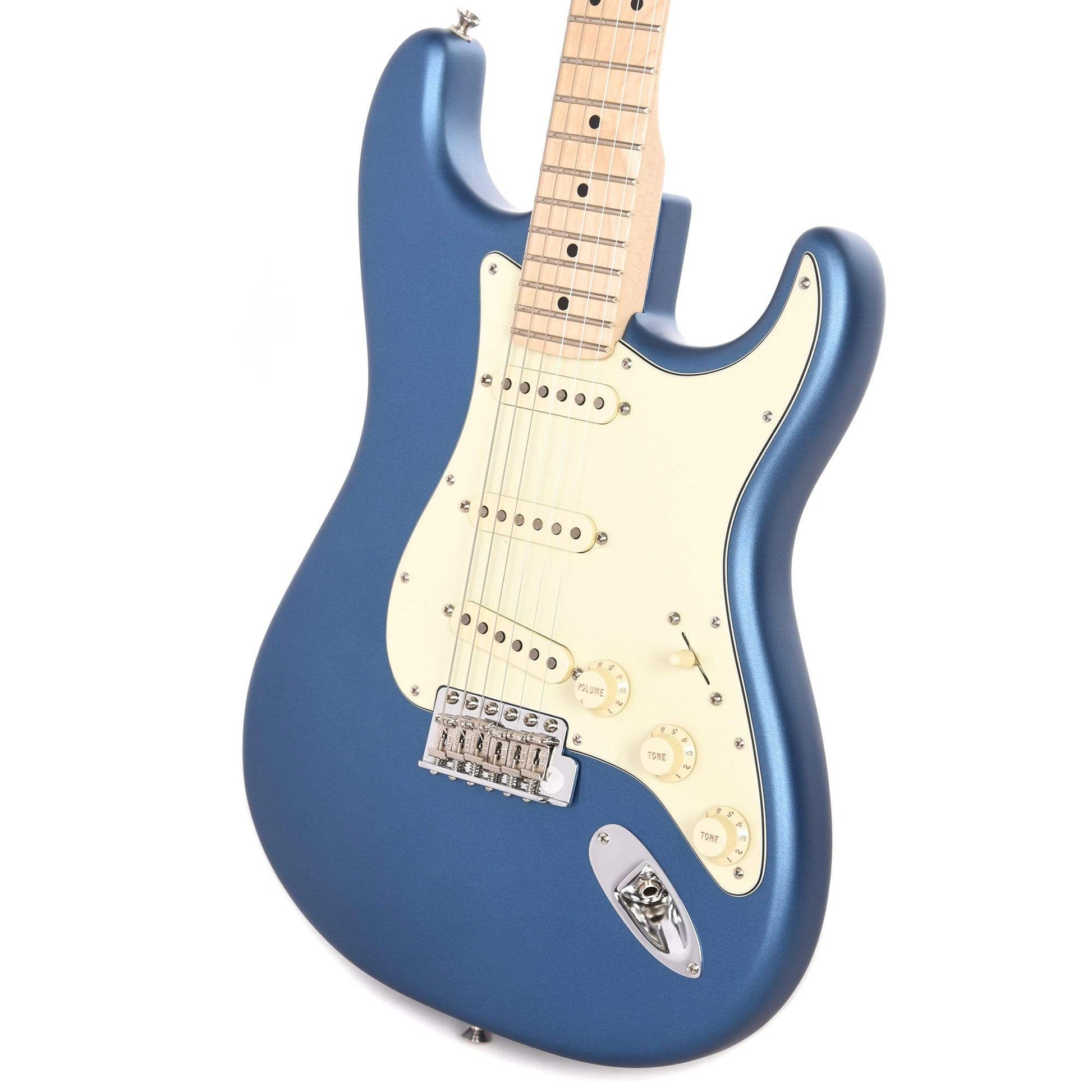 Fender American Performer Stratocaster Satin Lake Placid Blue Electric Guitars / Solid Body