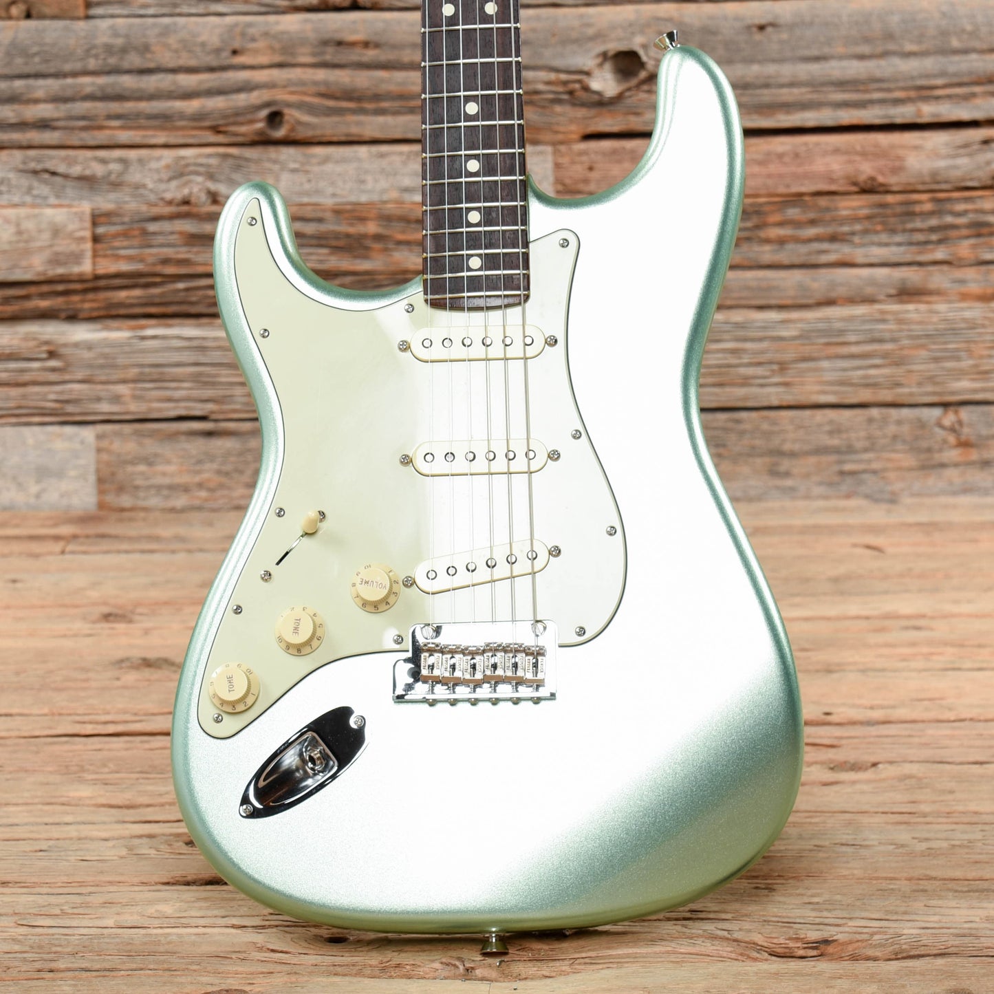 Fender American Pro II Stratocaster Mystic Surf Green 2021 LEFTY Electric Guitars / Solid Body