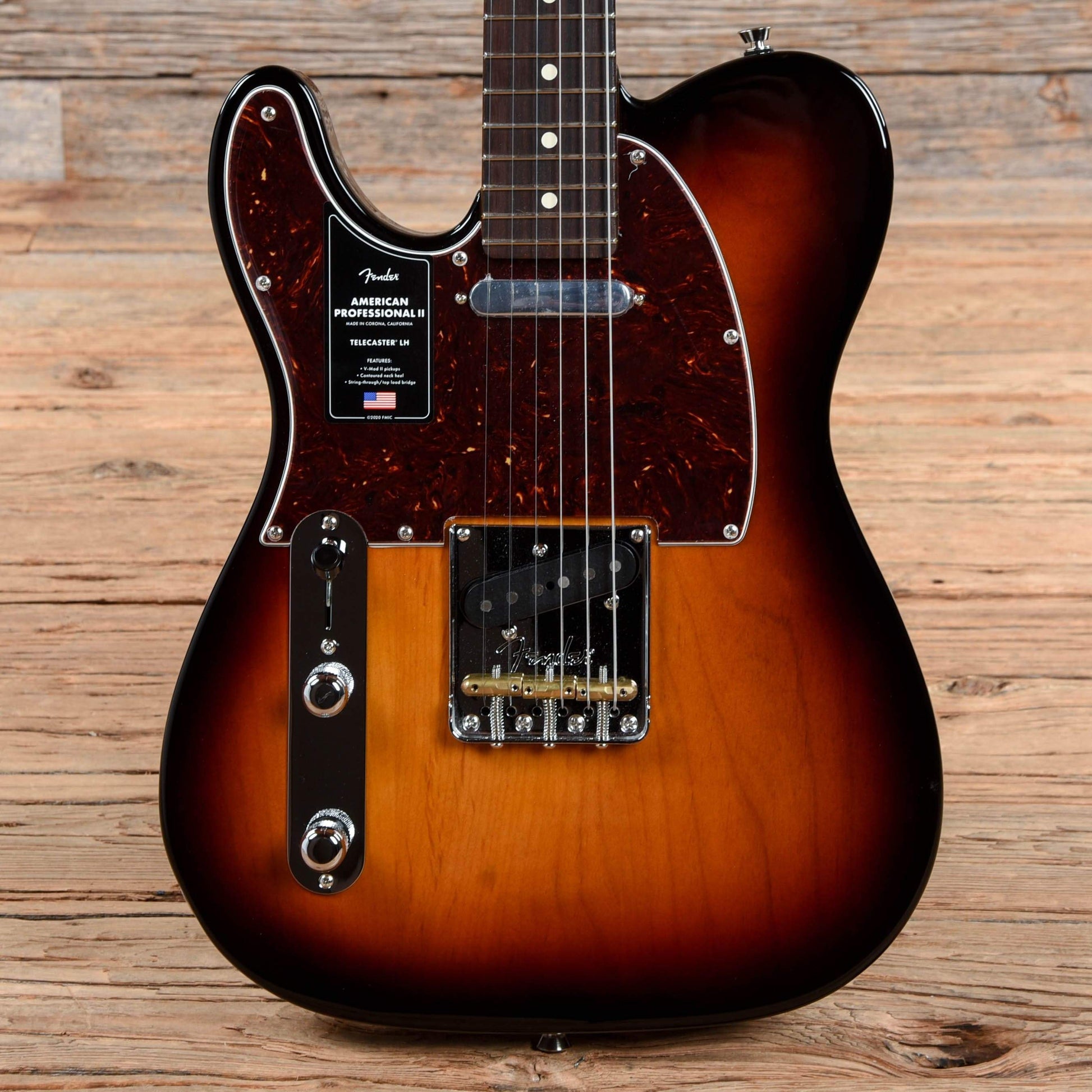 Fender American Pro II Telecaster 3-Color Sunburst 2020 LEFTY Electric Guitars / Solid Body