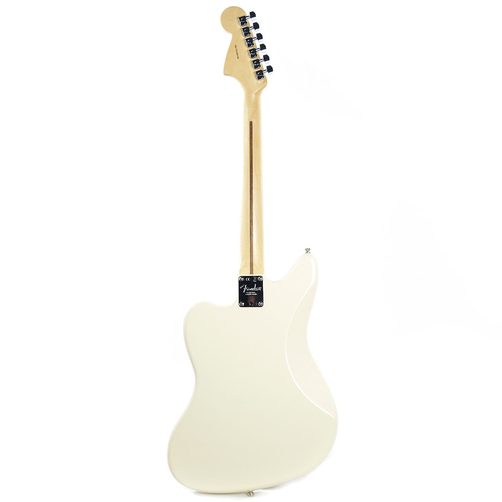 Fender American Pro Jaguar RW Olympic White Electric Guitars / Solid Body