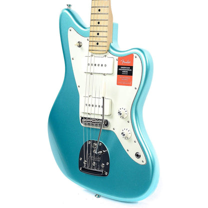 Fender American Pro Jazzmaster MN Mystic Seafoam Electric Guitars / Solid Body