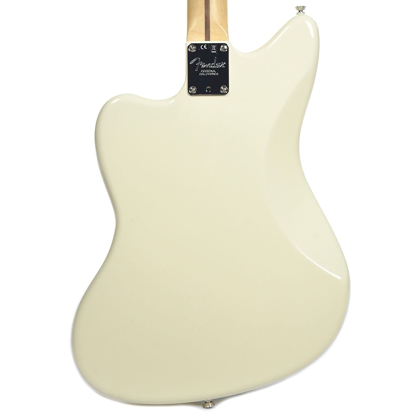 Fender American Pro Jazzmaster RW Olympic White w/ Black Pickguard Electric Guitars / Solid Body