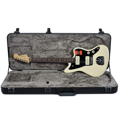 Fender American Pro Jazzmaster RW Olympic White w/ Black Pickguard Electric Guitars / Solid Body