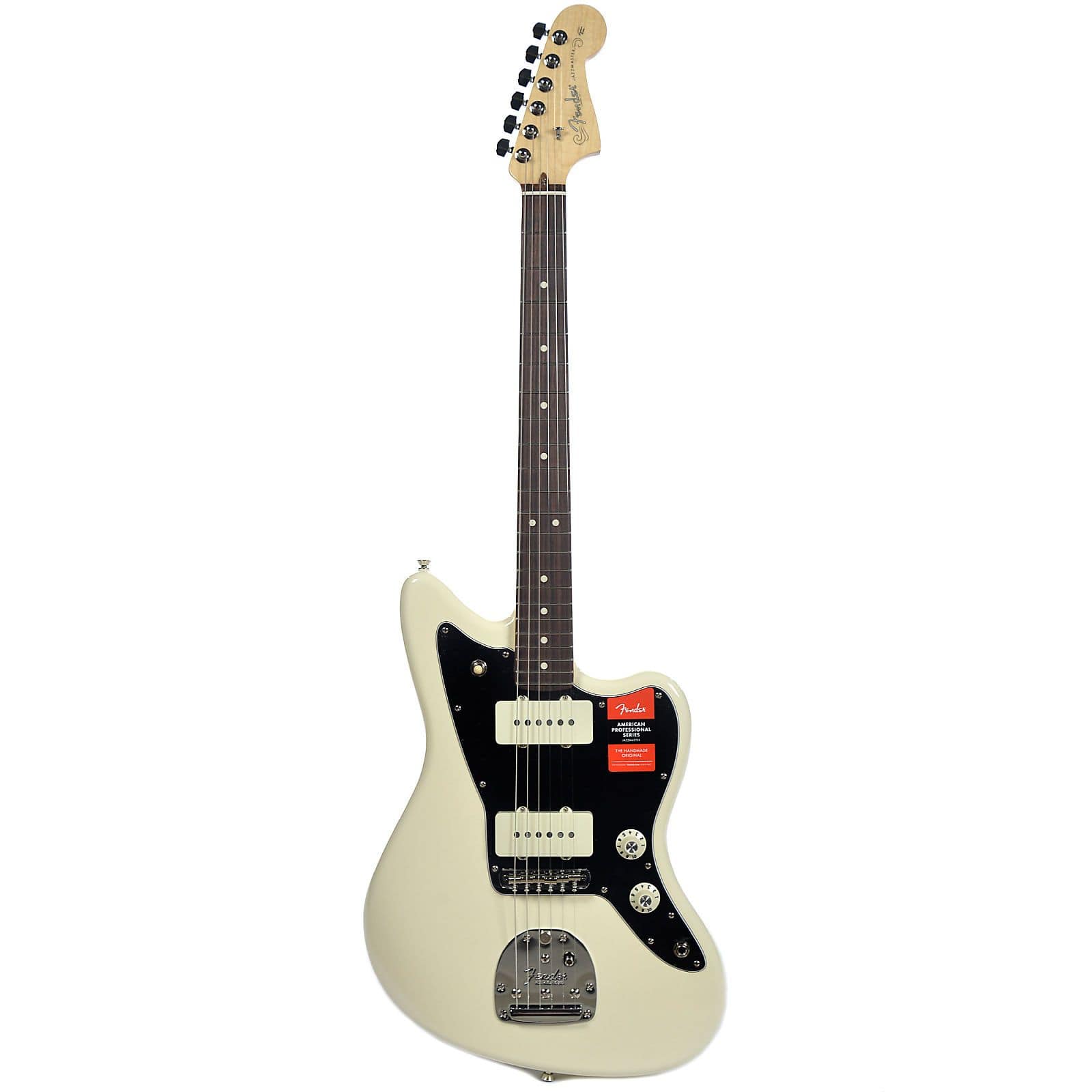 Fender American Pro Jazzmaster RW Olympic White w/ Black Pickguard –  Chicago Music Exchange