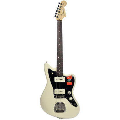 Fender American Pro Jazzmaster RW Olympic White w/ Black Pickguard Electric Guitars / Solid Body