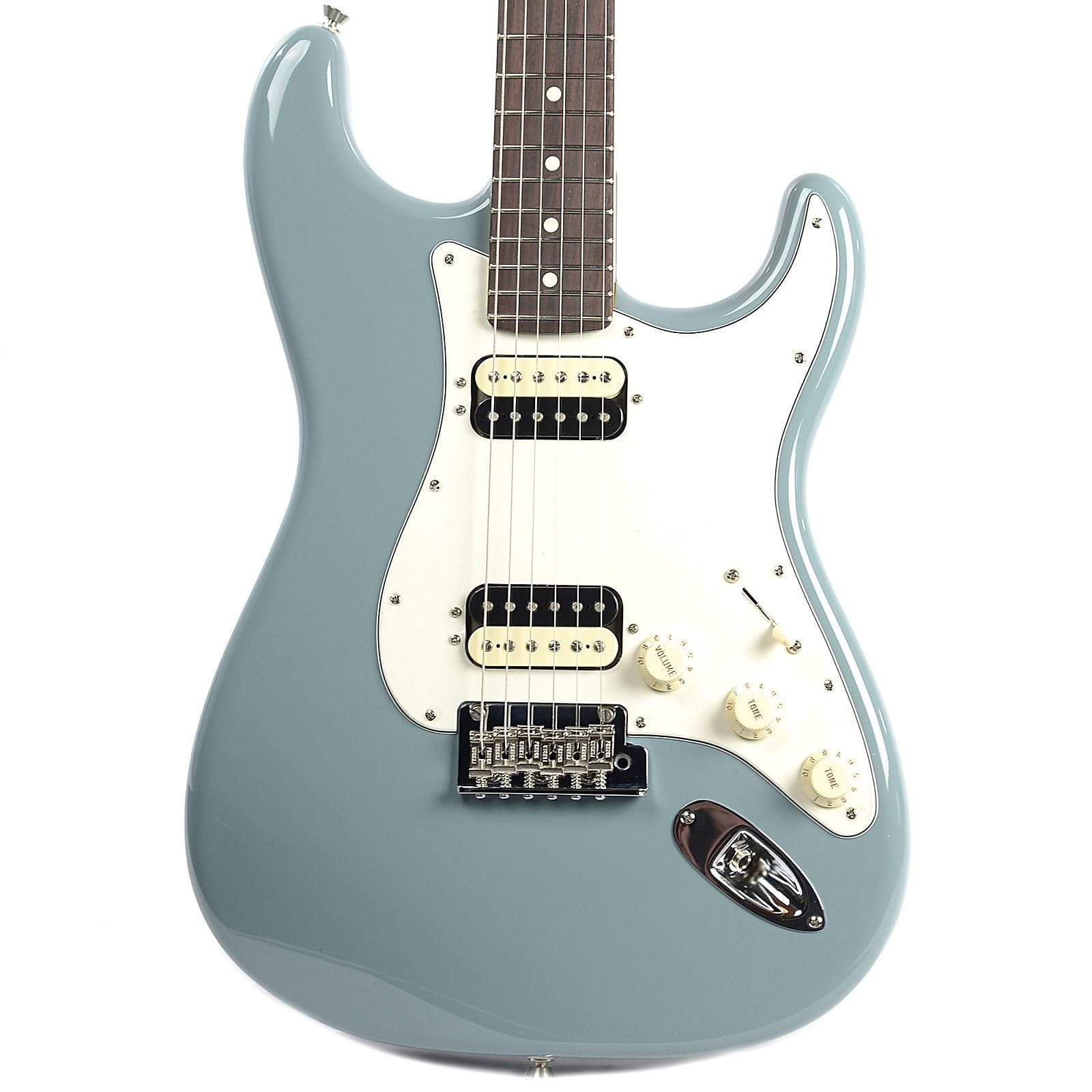 美品】FENDER USA Stratocaster HH SonicGray - エレキギター