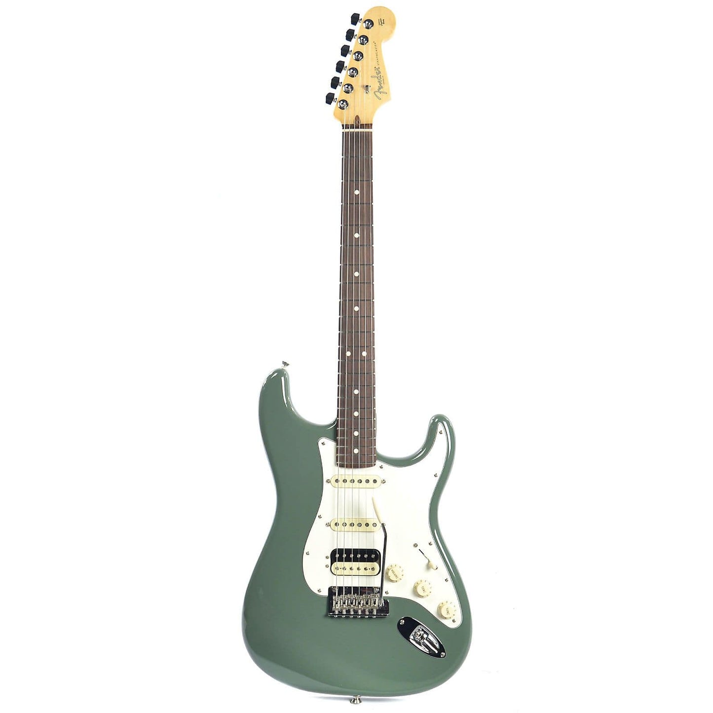 Fender American Pro Stratocaster HSS Shawbucker RW Antique Olive Electric Guitars / Solid Body