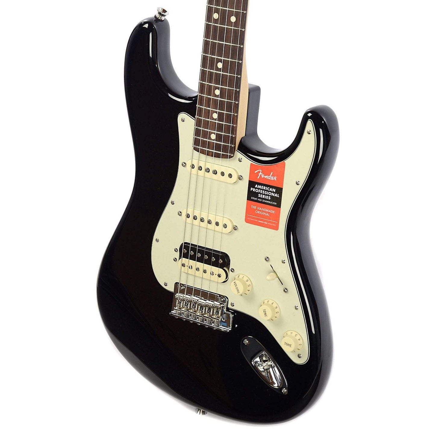 Fender American Pro Stratocaster HSS Shawbucker RW Black Electric Guitars / Solid Body