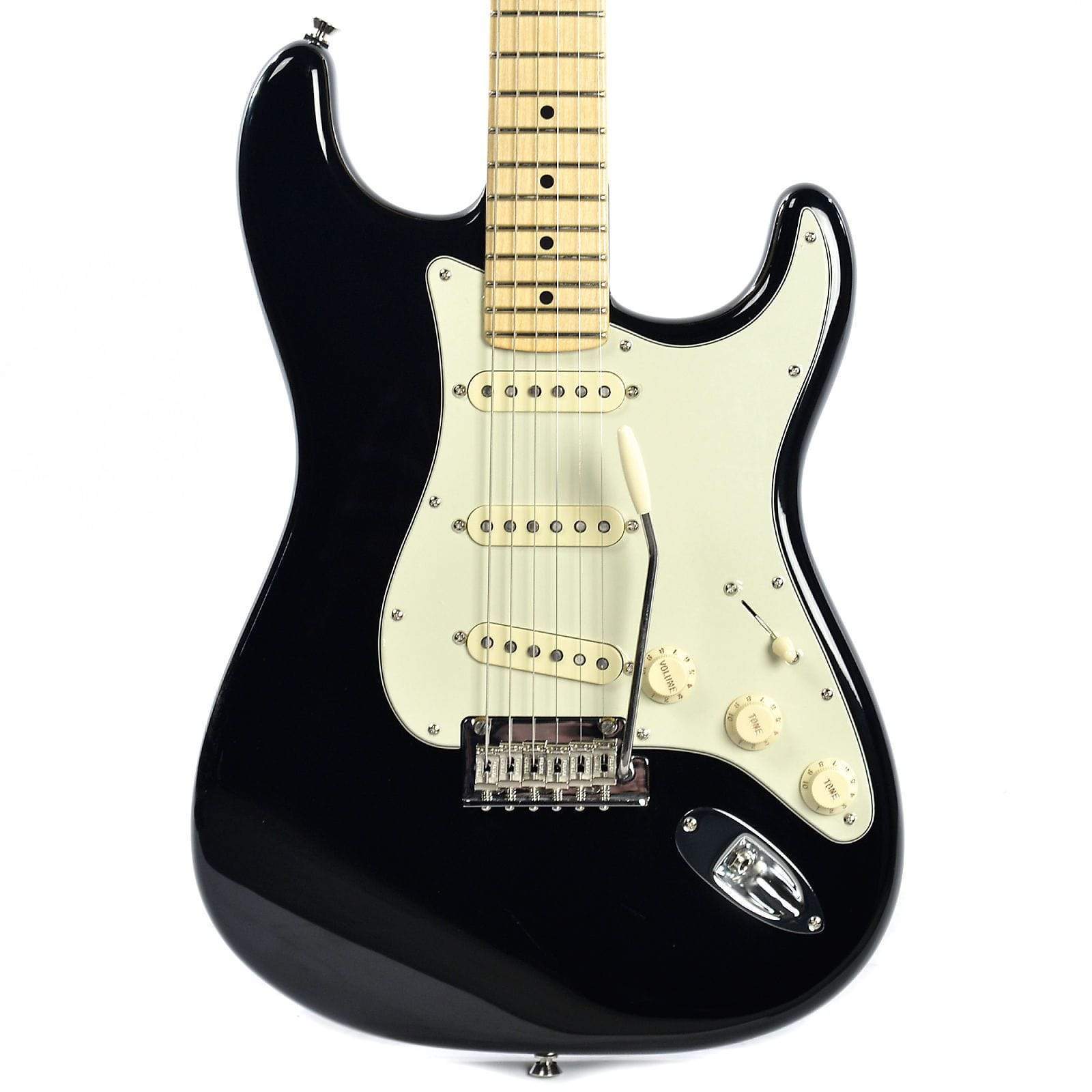 Fender American Pro Stratocaster MN Black w/ Mint Pickguard