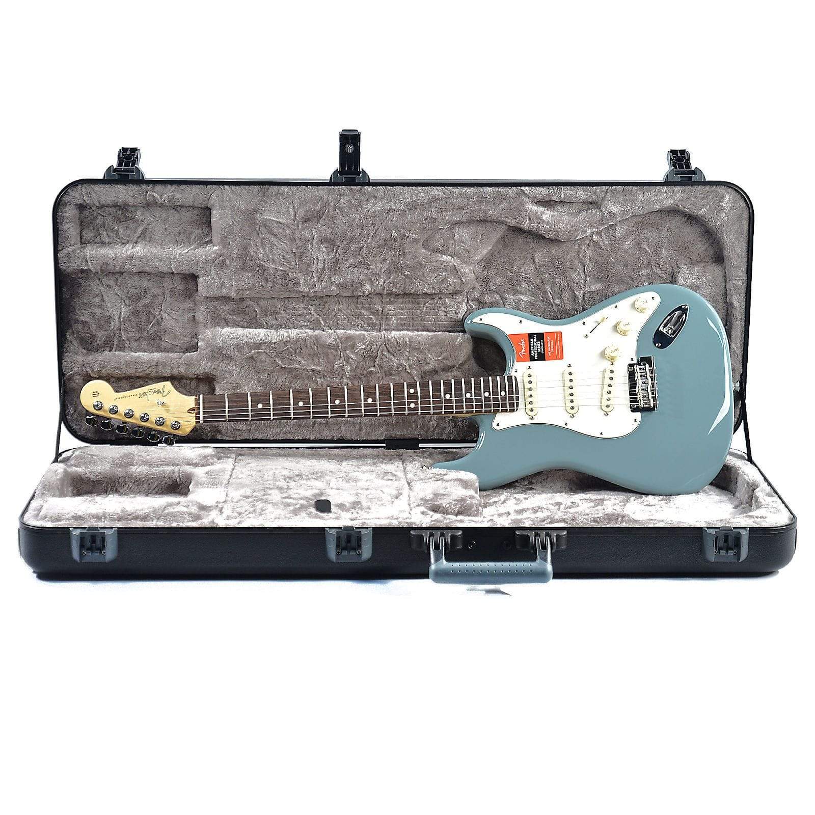 Fender American Pro Stratocaster Sonic Gray w/Parchment Pickguard Electric Guitars / Solid Body