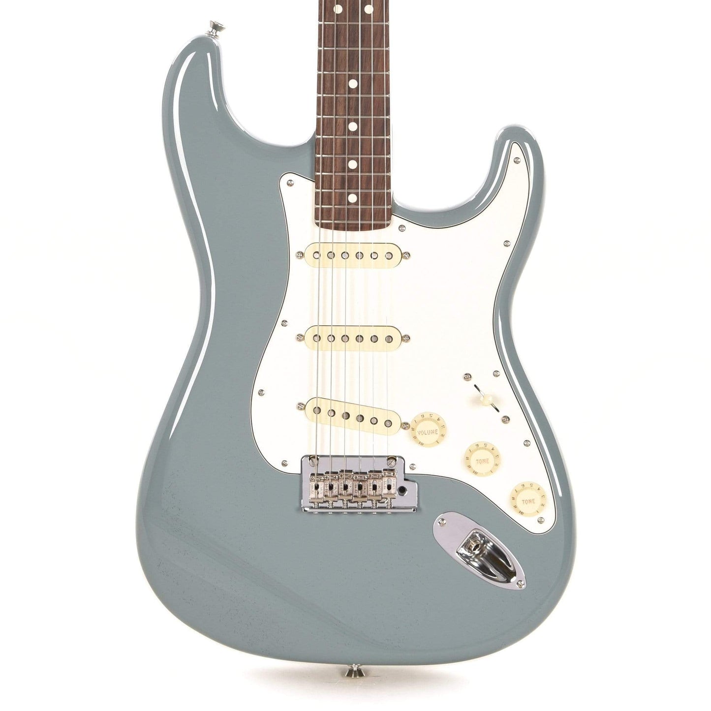 Fender American Pro Stratocaster Sonic Gray w/Parchment Pickguard Electric Guitars / Solid Body