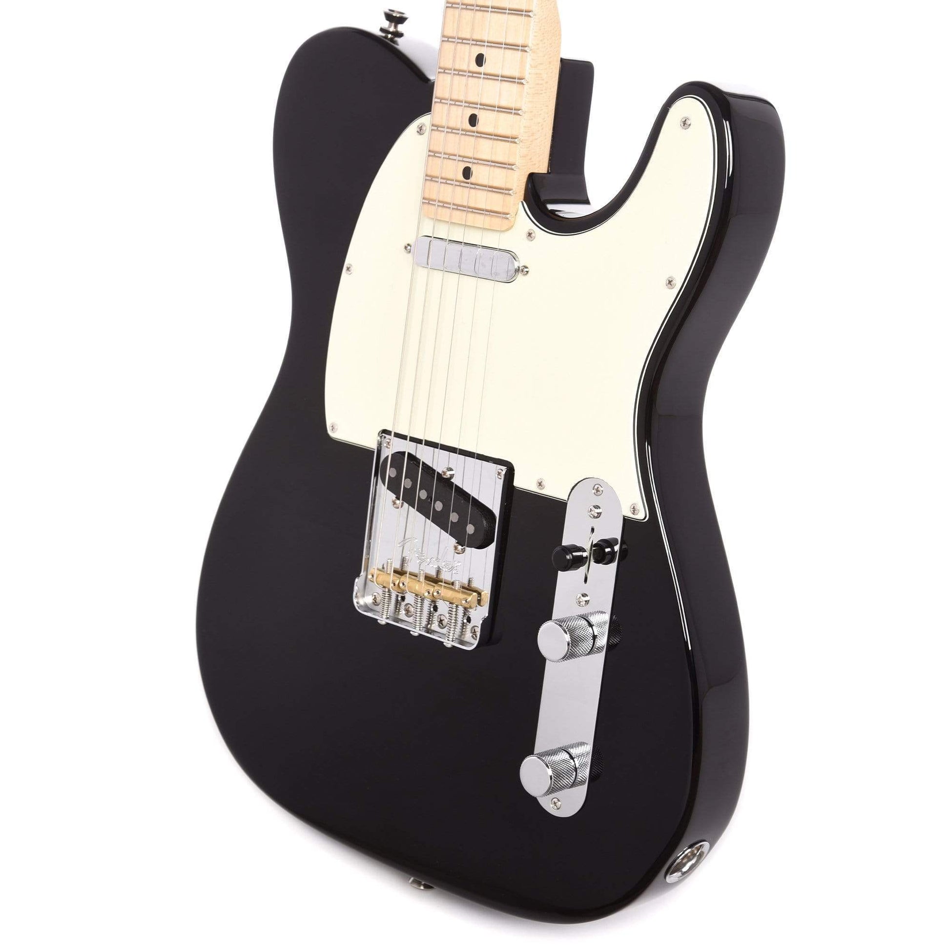 Fender American Pro Telecaster Black w/Mint Pickguard Electric Guitars / Solid Body