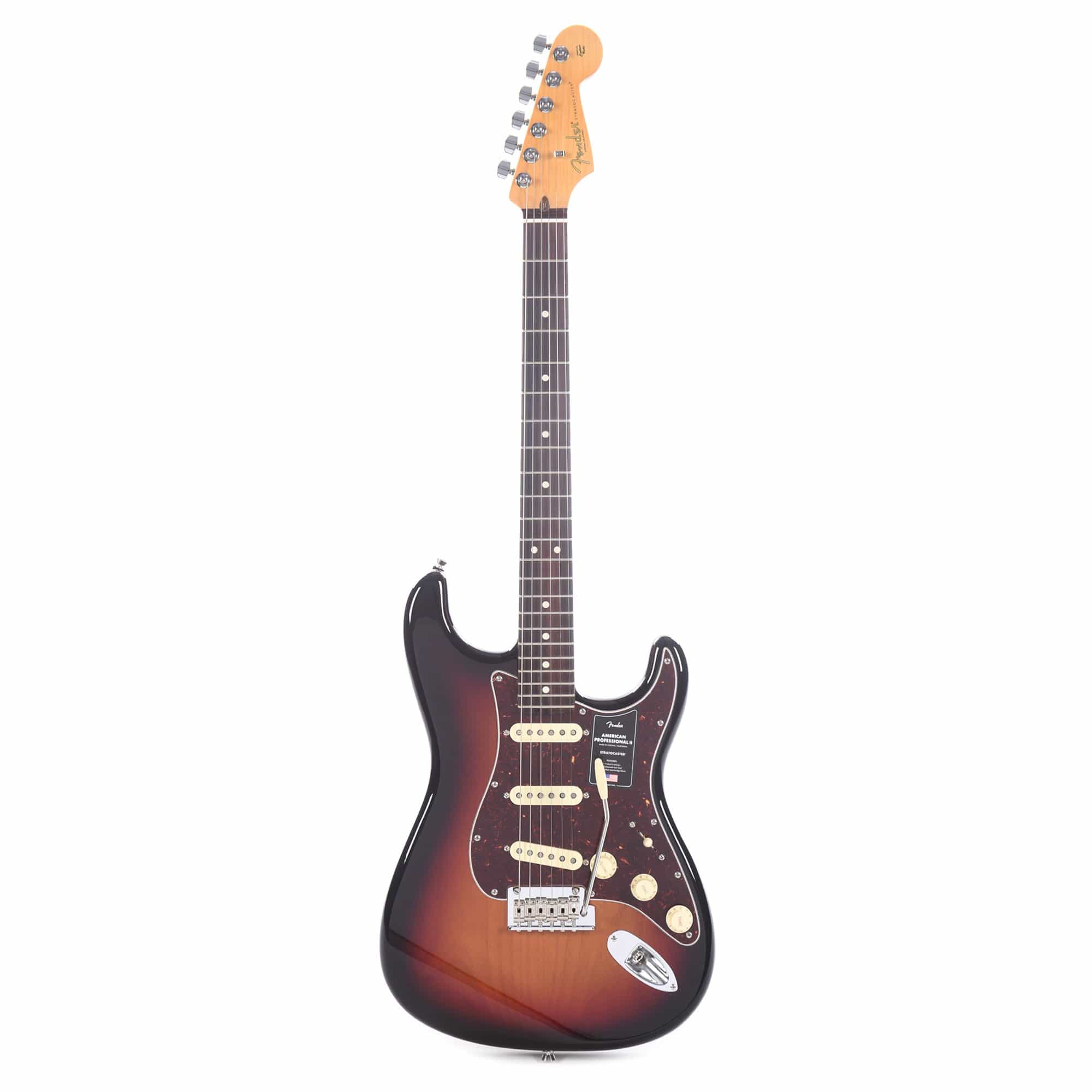 Fender American Professional II Stratocaster 3-Tone Sunburst Electric Guitars / Solid Body