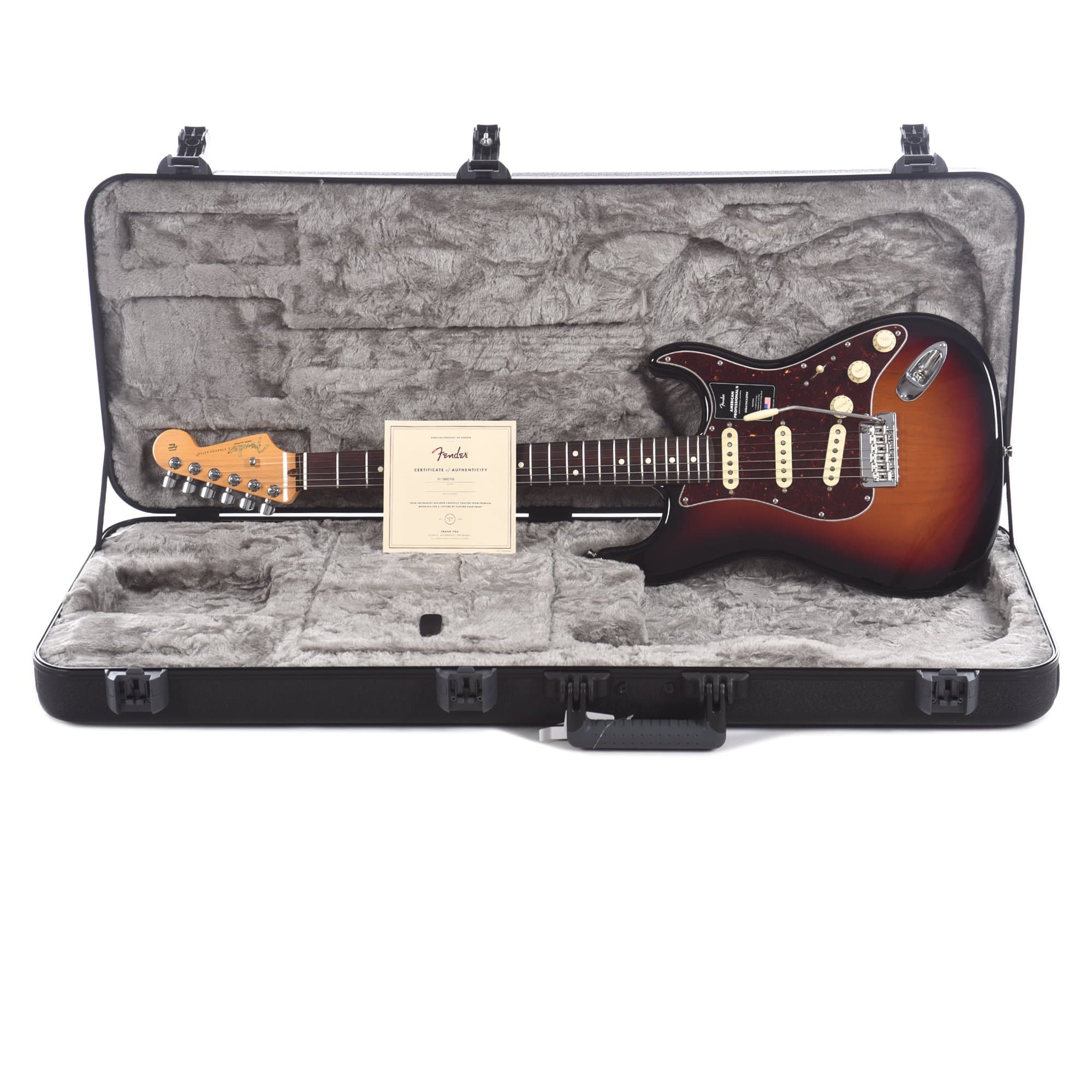 Fender American Professional II Stratocaster 3-Tone Sunburst Electric Guitars / Solid Body