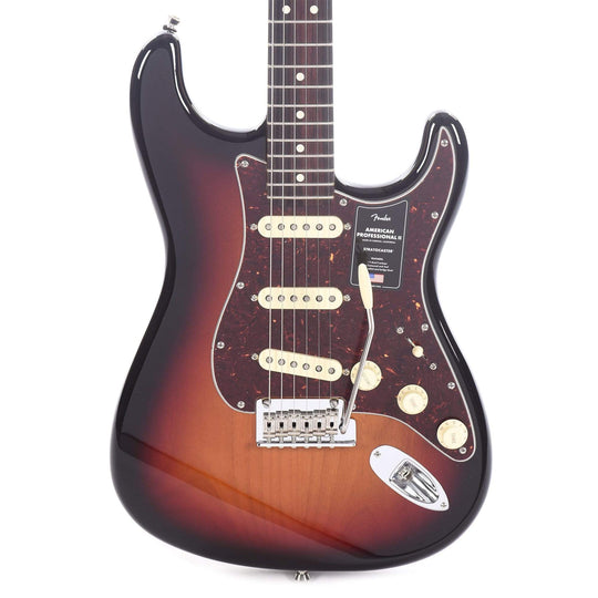 Fender American Professional II Stratocaster 3-Tone Sunburst Electric Guitars / Solid Body