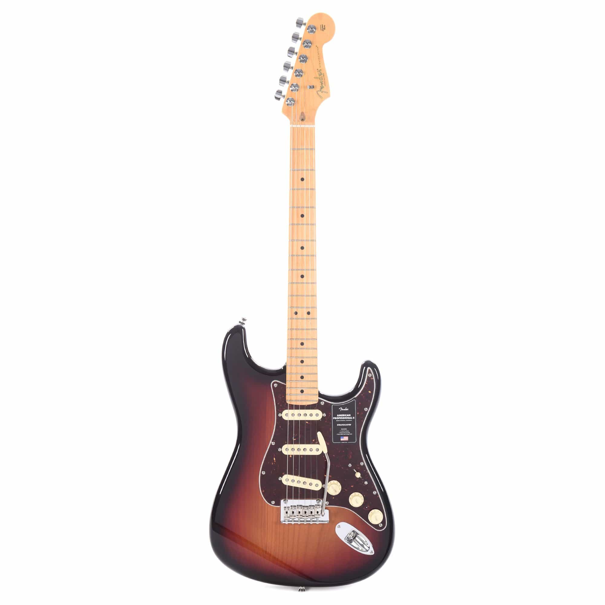 Fender American Professional II Stratocaster 3-Tone Sunburst Electric Guitars / Solid Body