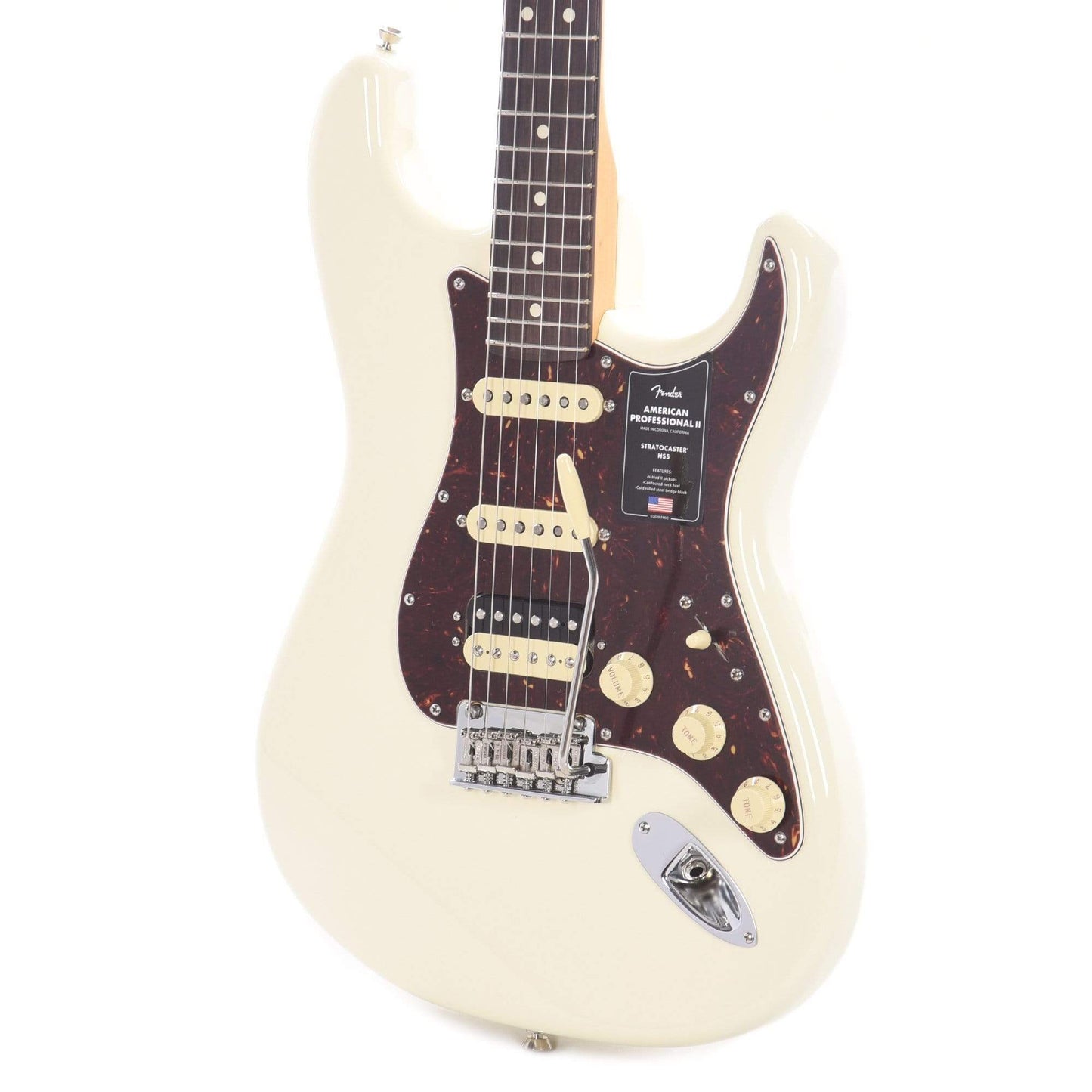 Fender American Professional II Stratocaster HSS Olympic White Electric Guitars / Solid Body