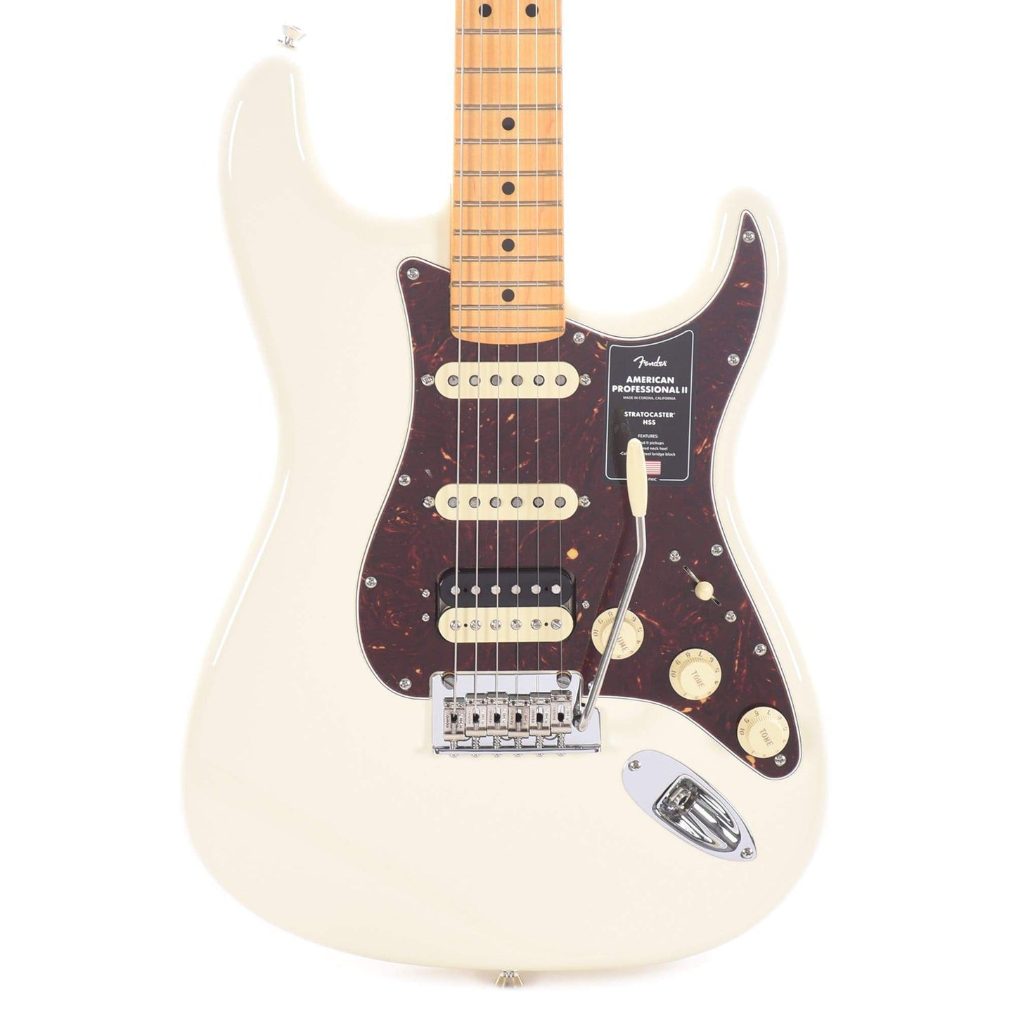 Fender American Professional II Stratocaster HSS Olympic White Electric Guitars / Solid Body