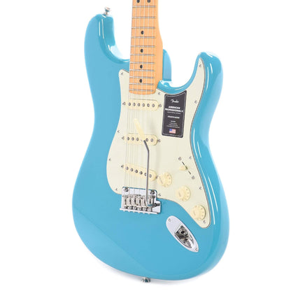 Fender American Professional II Stratocaster Miami Blue Electric Guitars / Solid Body