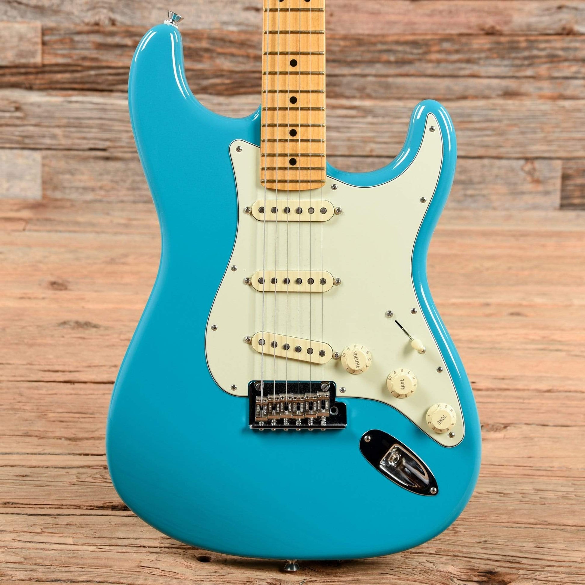 Fender American Professional II Stratocaster Miami Blue Electric Guitars / Solid Body