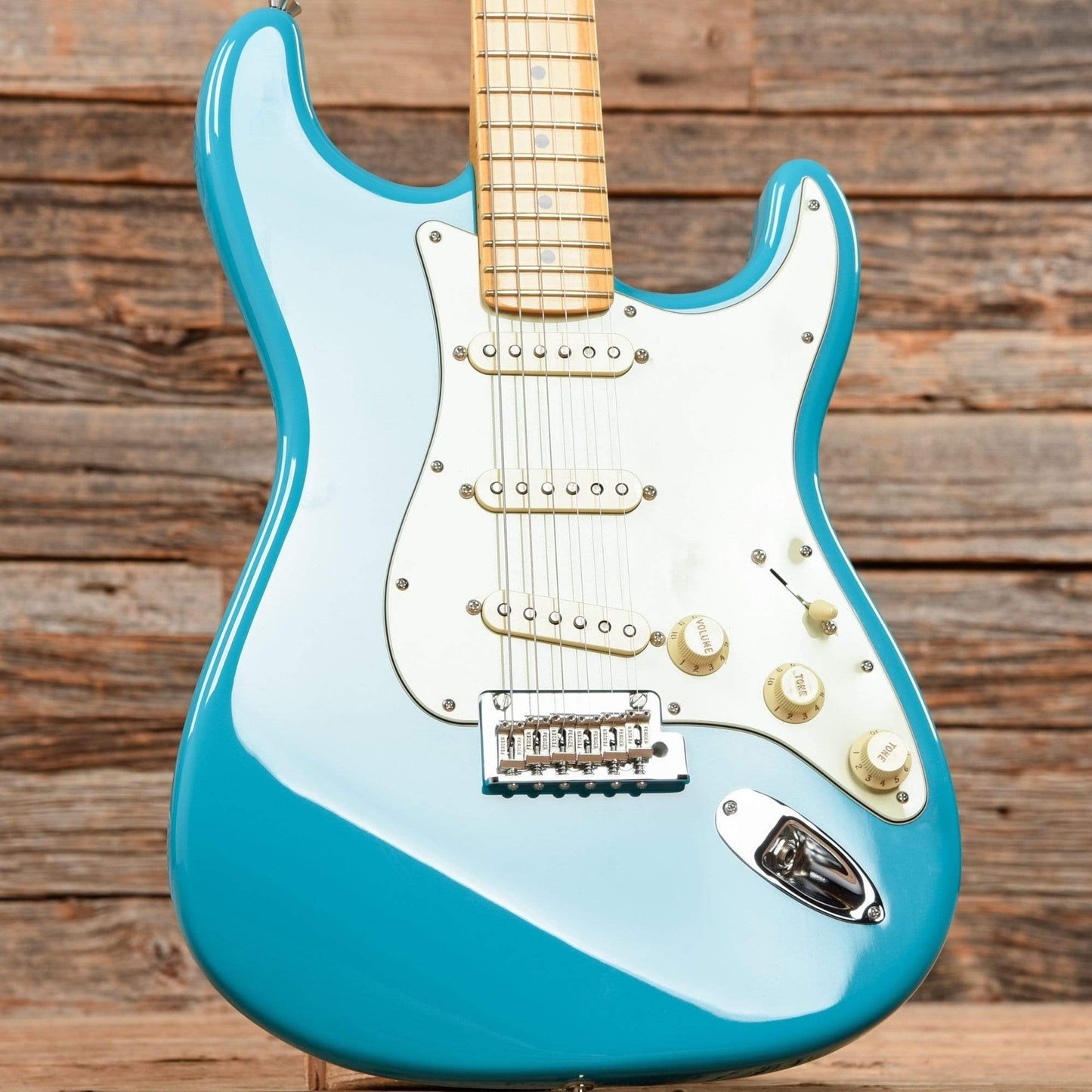 Fender American Professional II Stratocaster Miami Blue Electric Guitars / Solid Body