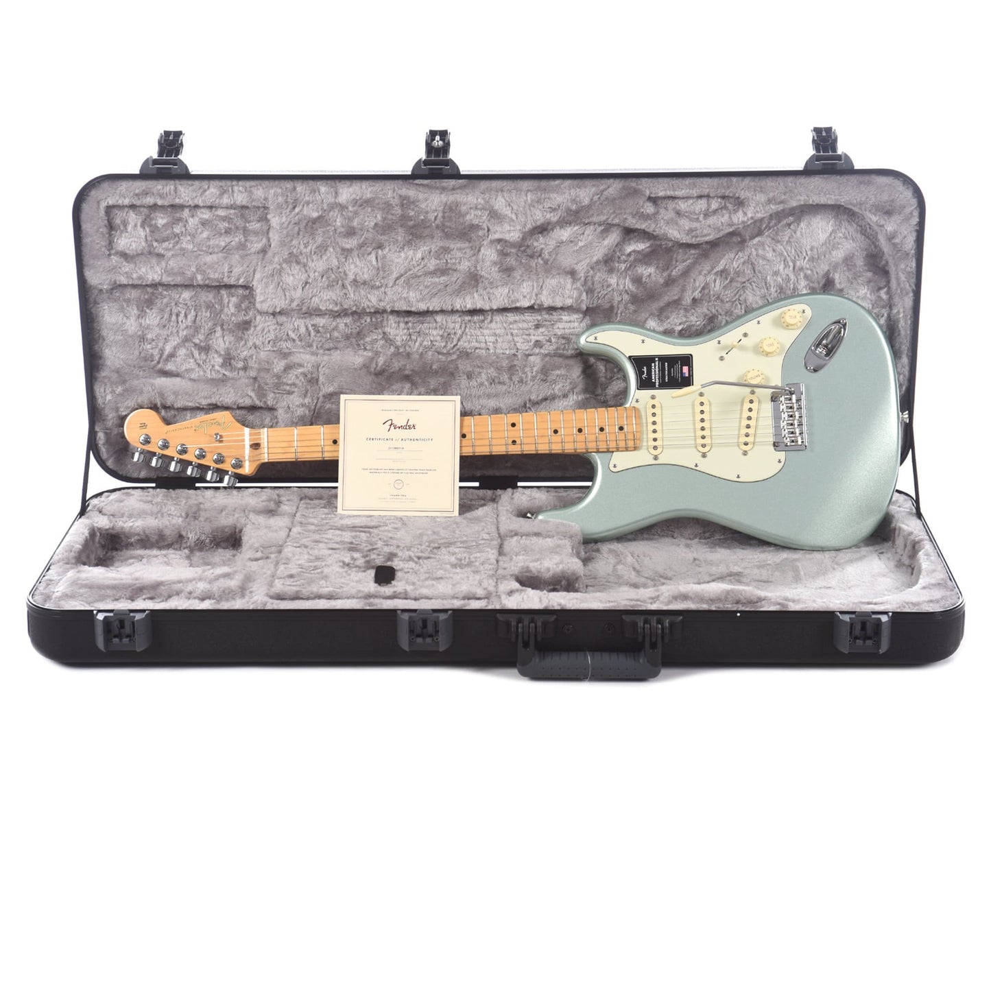 Fender American Professional II Stratocaster Mystic Surf Green Electric Guitars / Solid Body