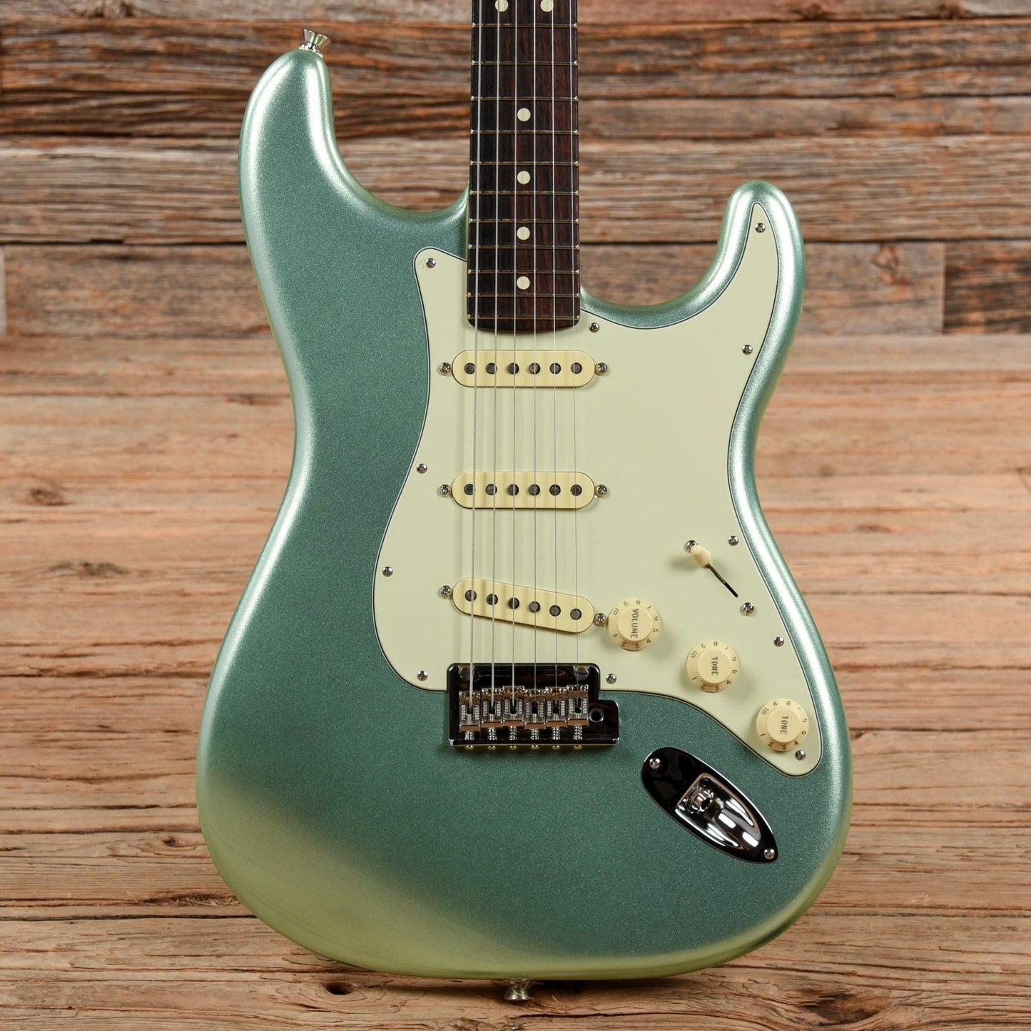 Fender American Professional II Stratocaster Mystic Surf Green 2021 Electric Guitars / Solid Body